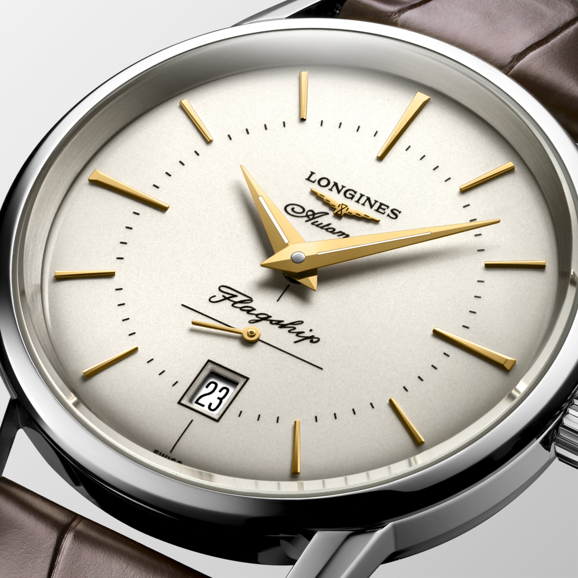 FLAGSHIP HERITAGE Automatic, Stainless Steel, Opaline Ivory Dial