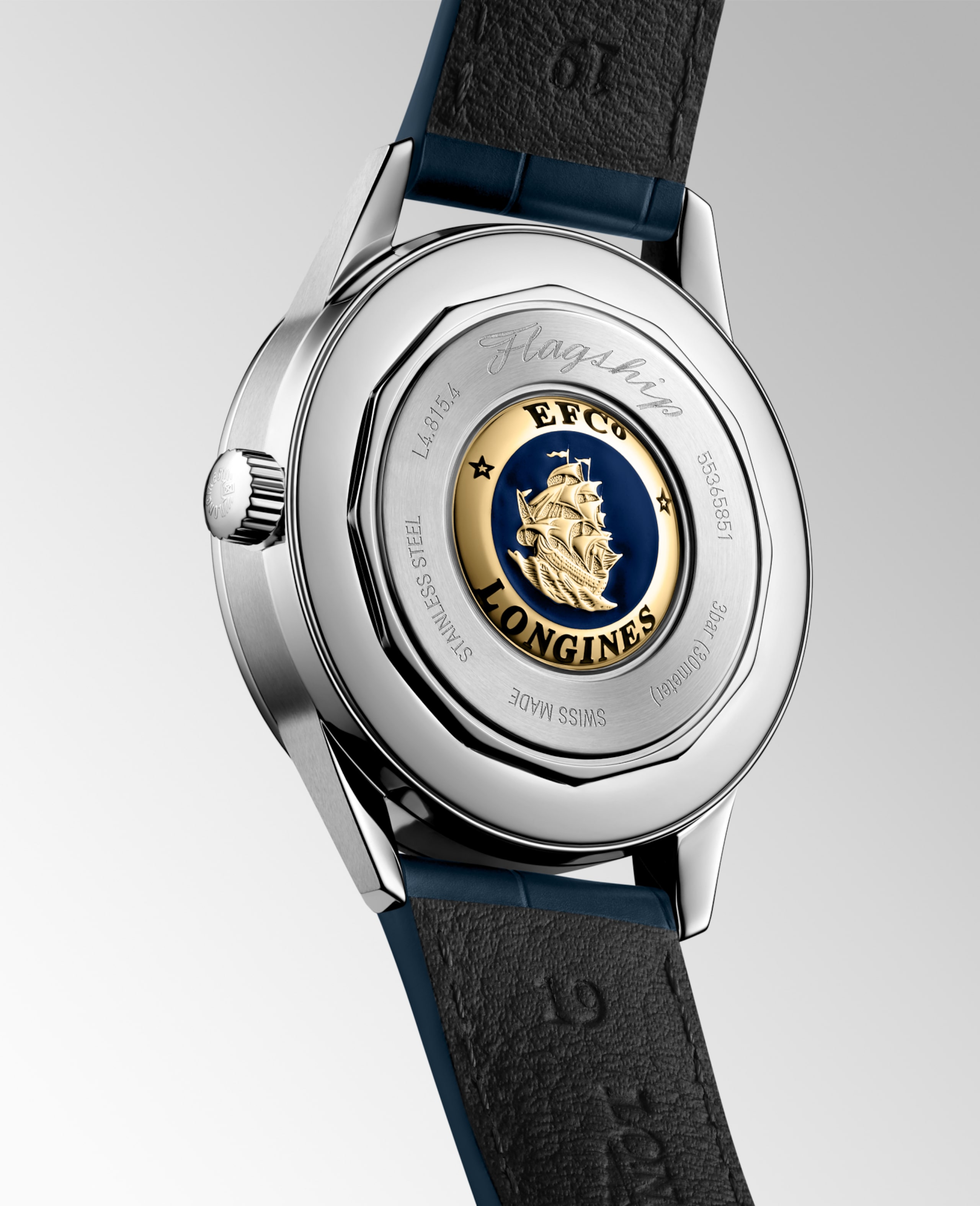 Longines FLAGSHIP HERITAGE MOONPHASE Αυτόματο Ανοξείδωτο ατσάλι Watch - L4.815.4.92.2