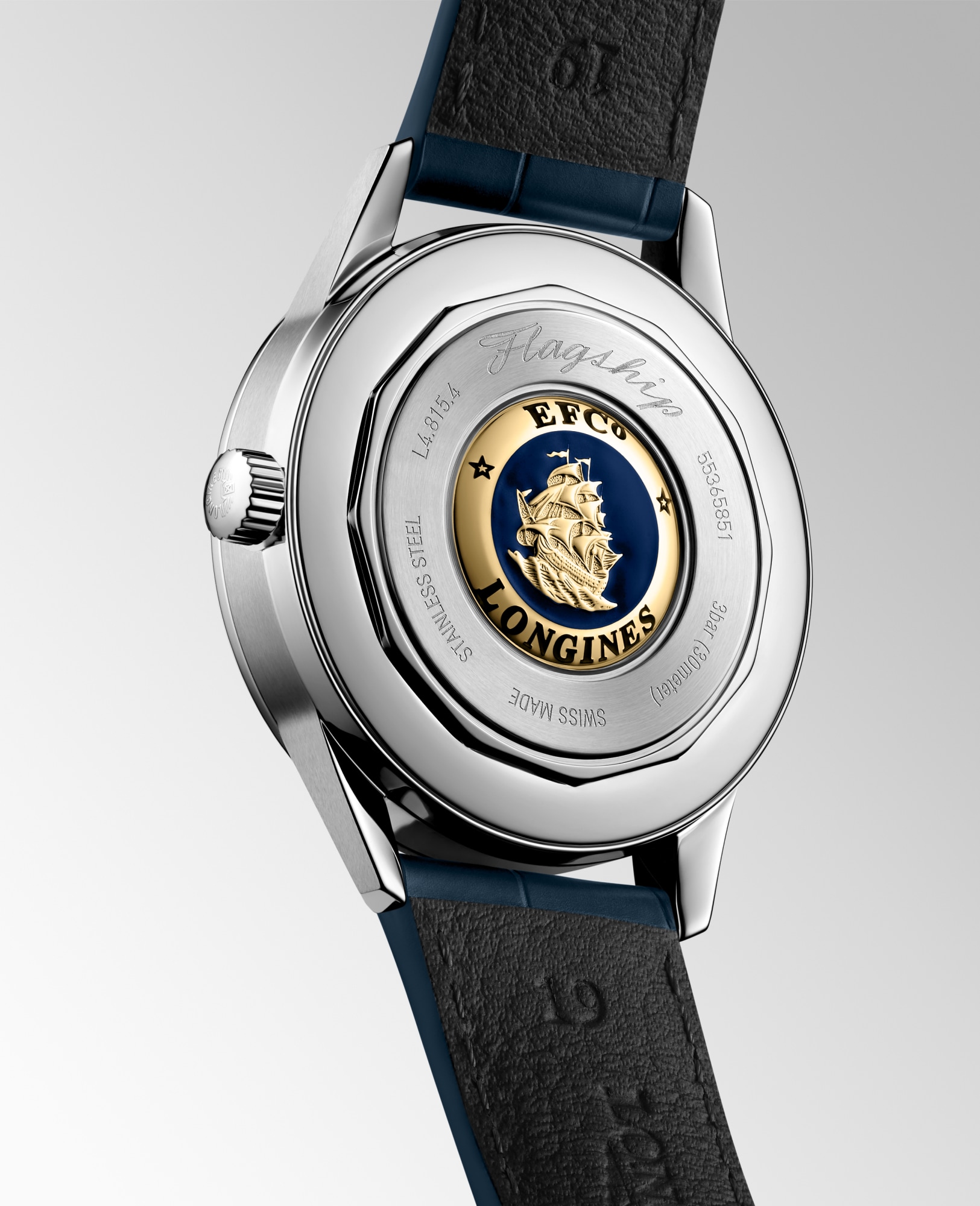 FLAGSHIP HERITAGE MOONPHASE Automatic, Stainless Steel, Sunray