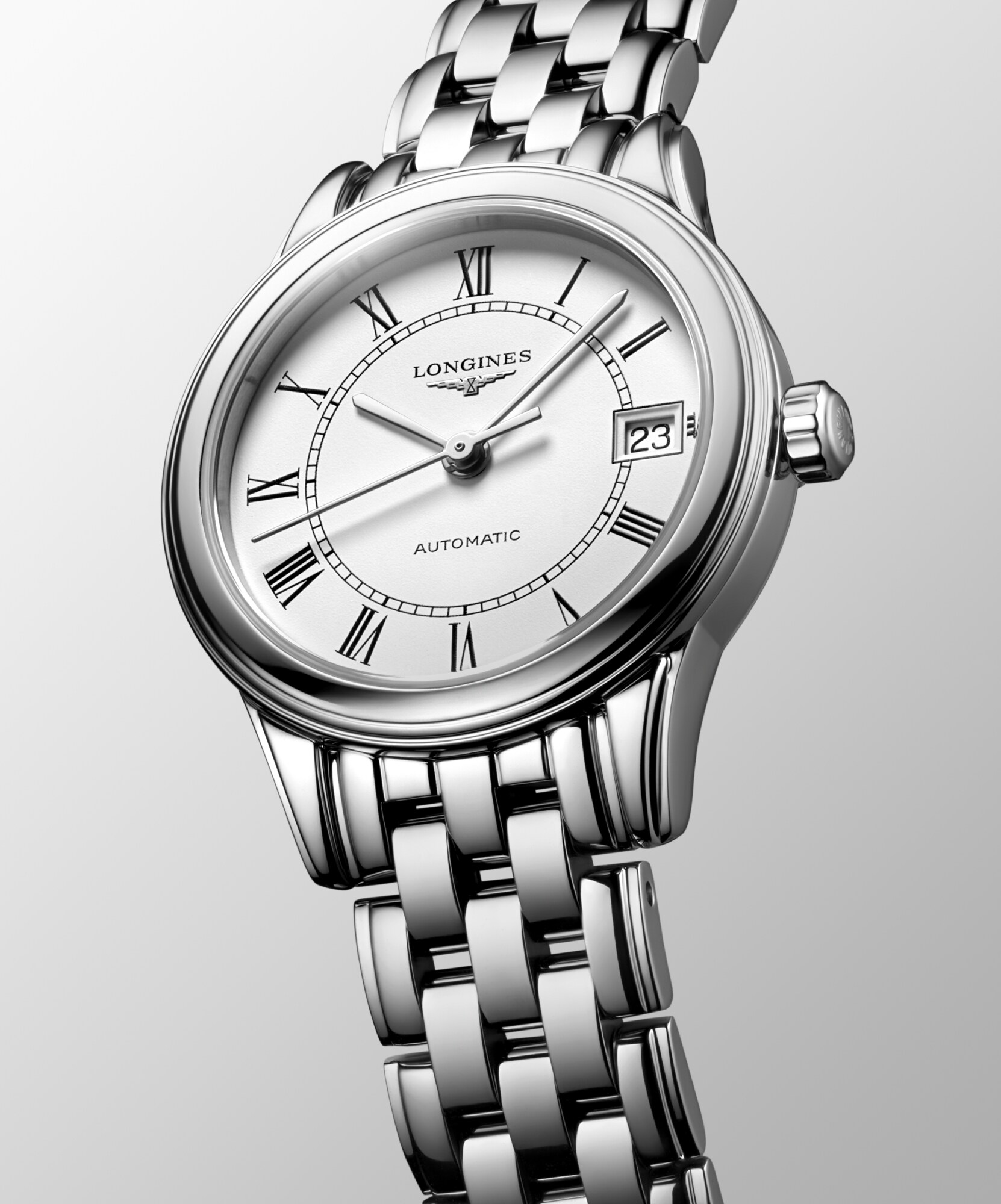 新品)LONGINES ロンジン フラッグシップ ホワイト L4.274.4.12.6