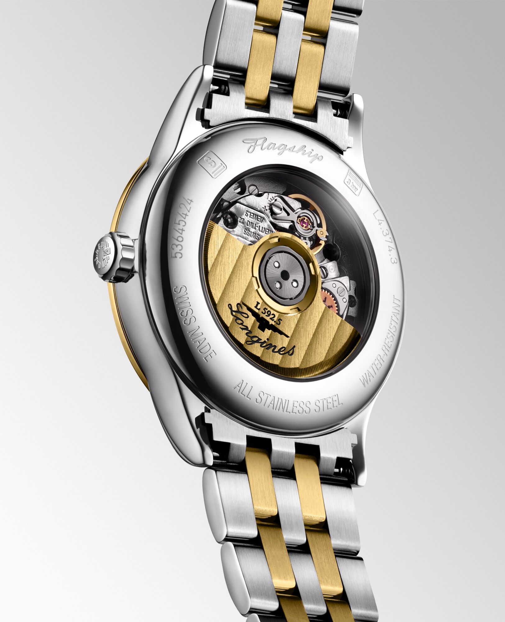 LONGINES シルバー 腕時計 新品)LONGINES ロンジン リール シルバー L4.259.4.72.6（商品ID