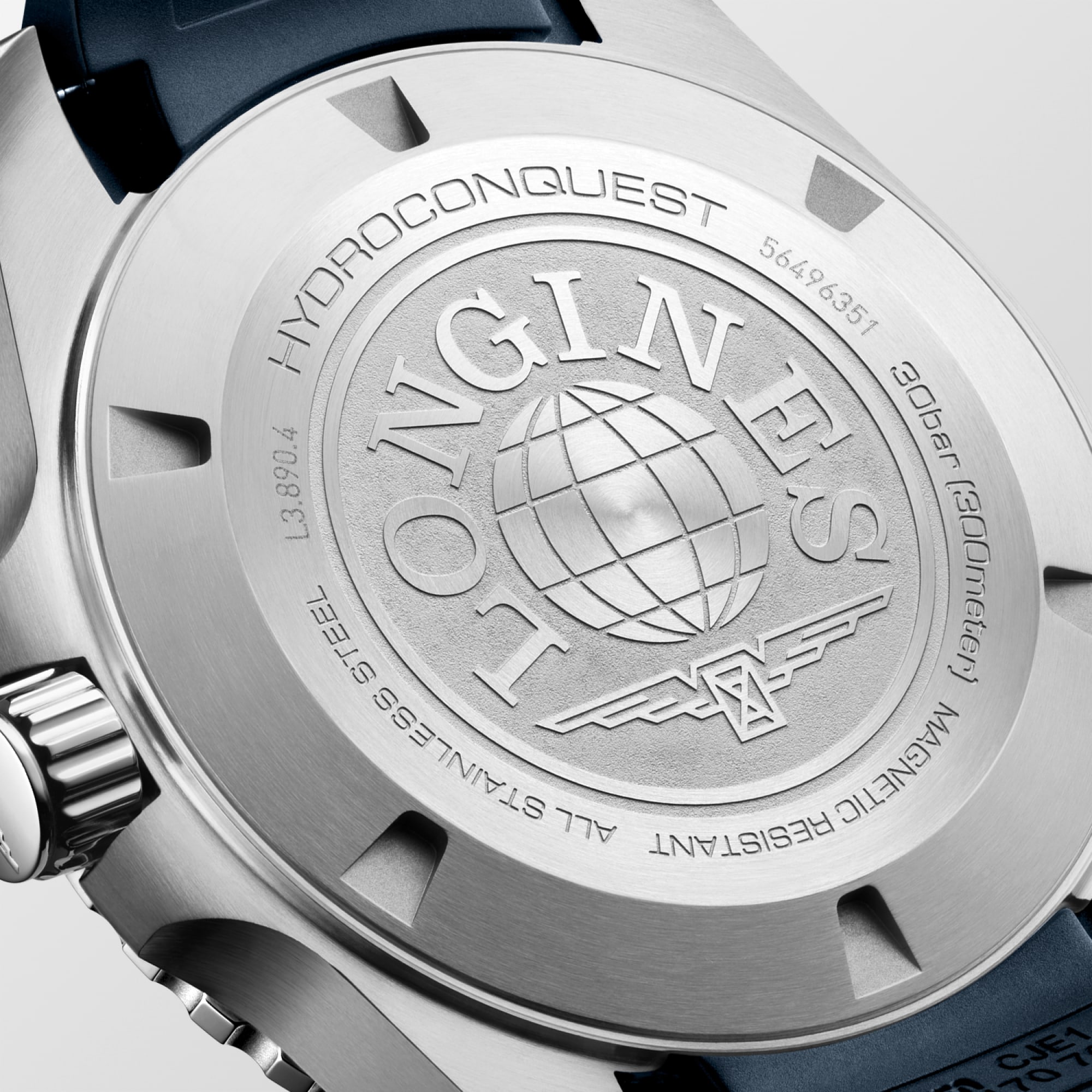 HYDROCONQUEST GMT | Ø 43.00 mm, Sunray Blue | L3.890.4.96.9