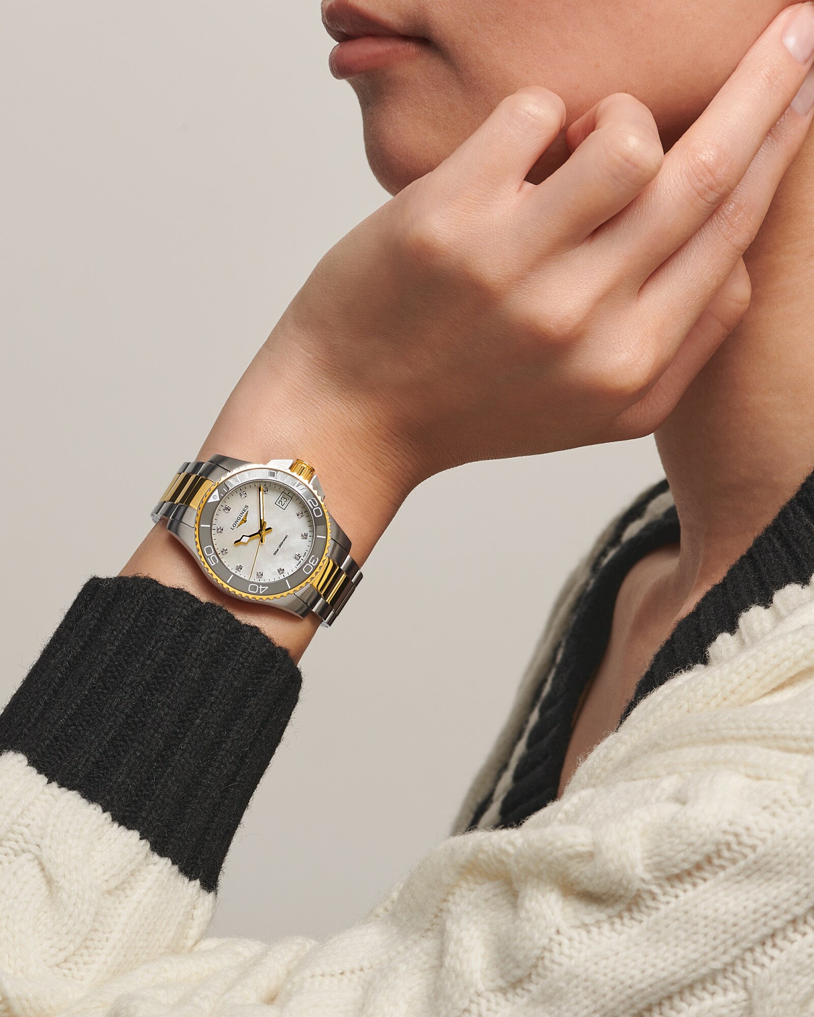 シャコガイル Longines Conquest Chrono Ski Edition 42mm Mens Watch L38364529