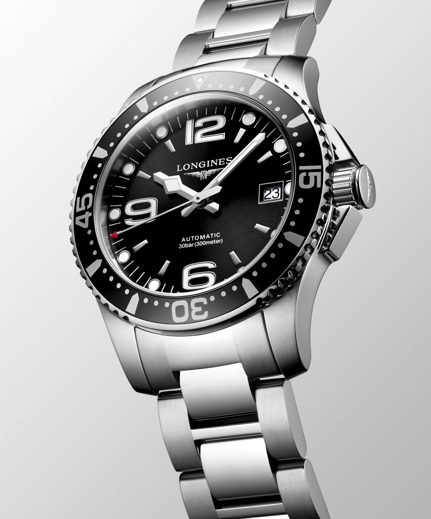 LONGINES ハイドロコンクエスト ハイドロコンクエスト 自動巻、ステンレススティールと