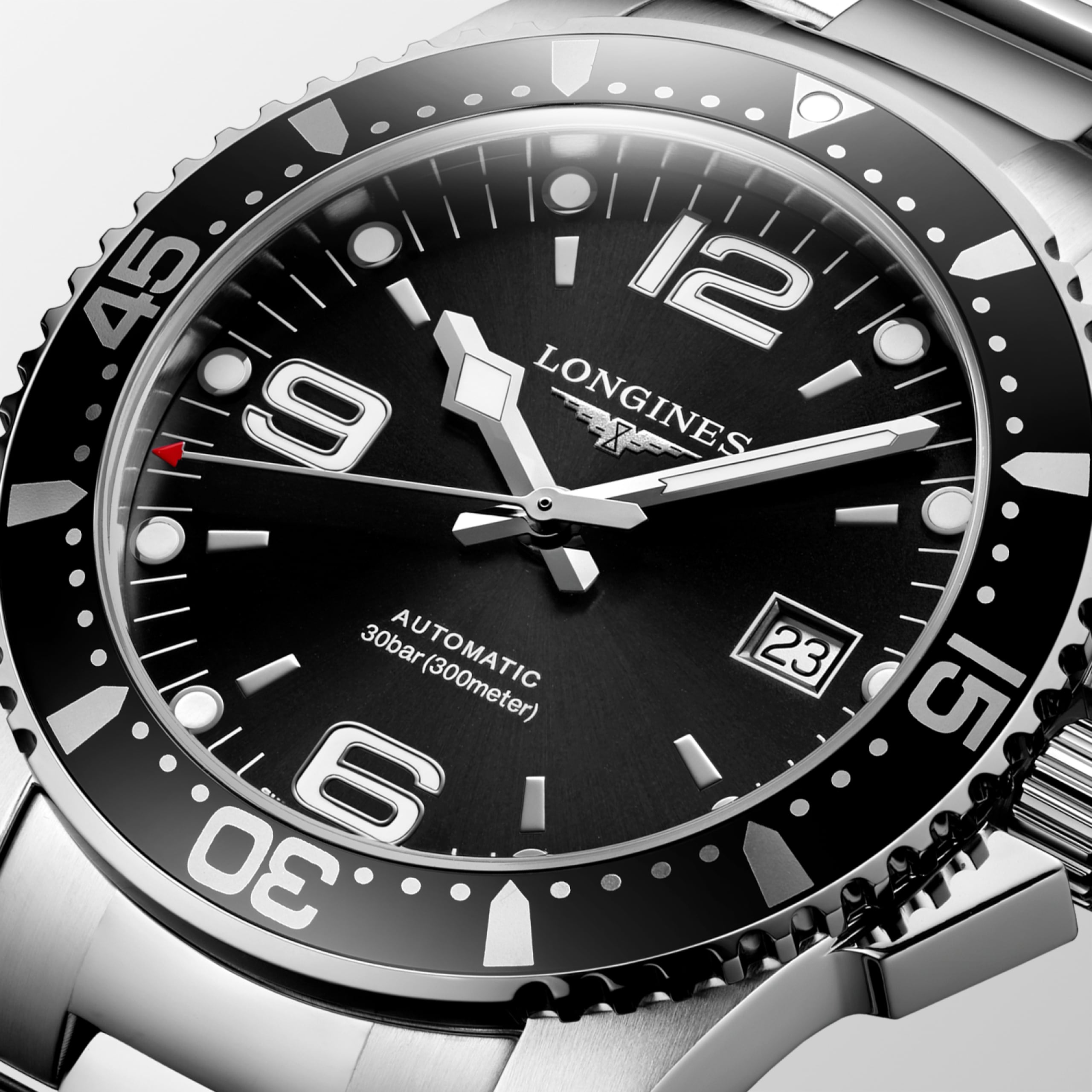Longines HYDROCONQUEST automatic stainless steel Watch - L3.742.4.56.6