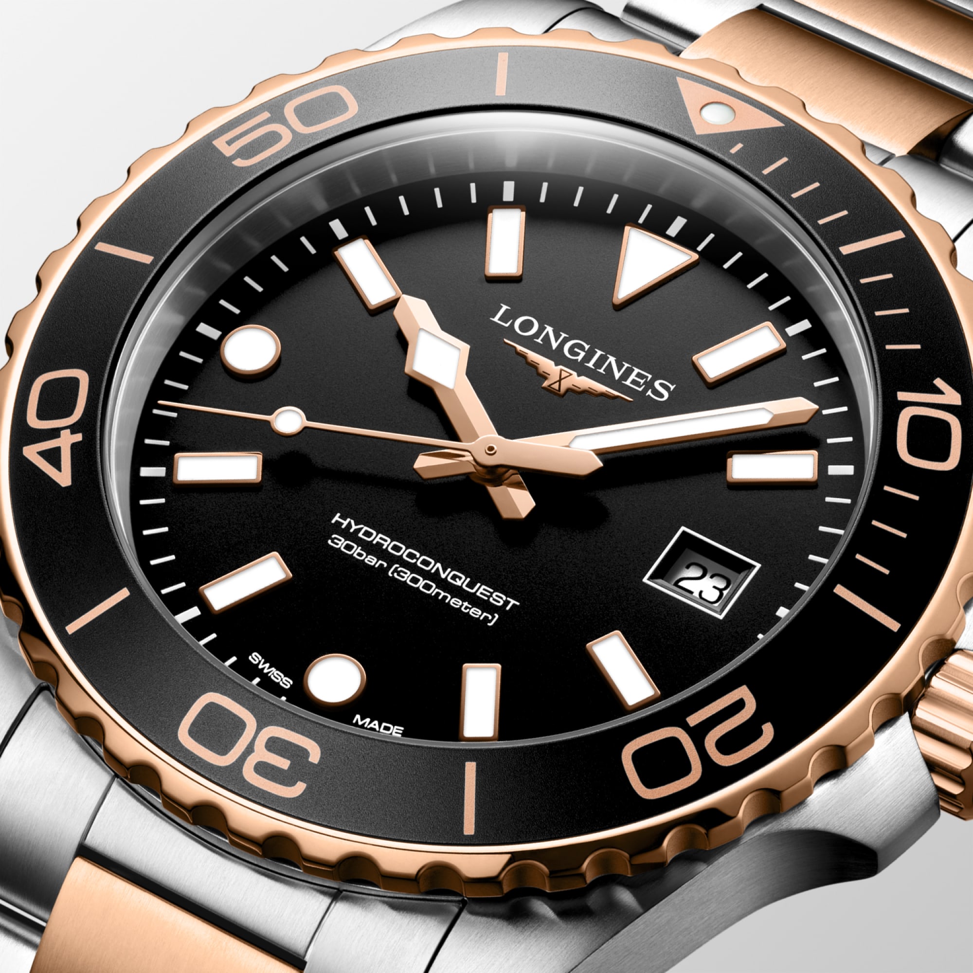 HYDROCONQUEST | Ø 42.00 mm, Black Sandblasted | L3.769.3.58.7