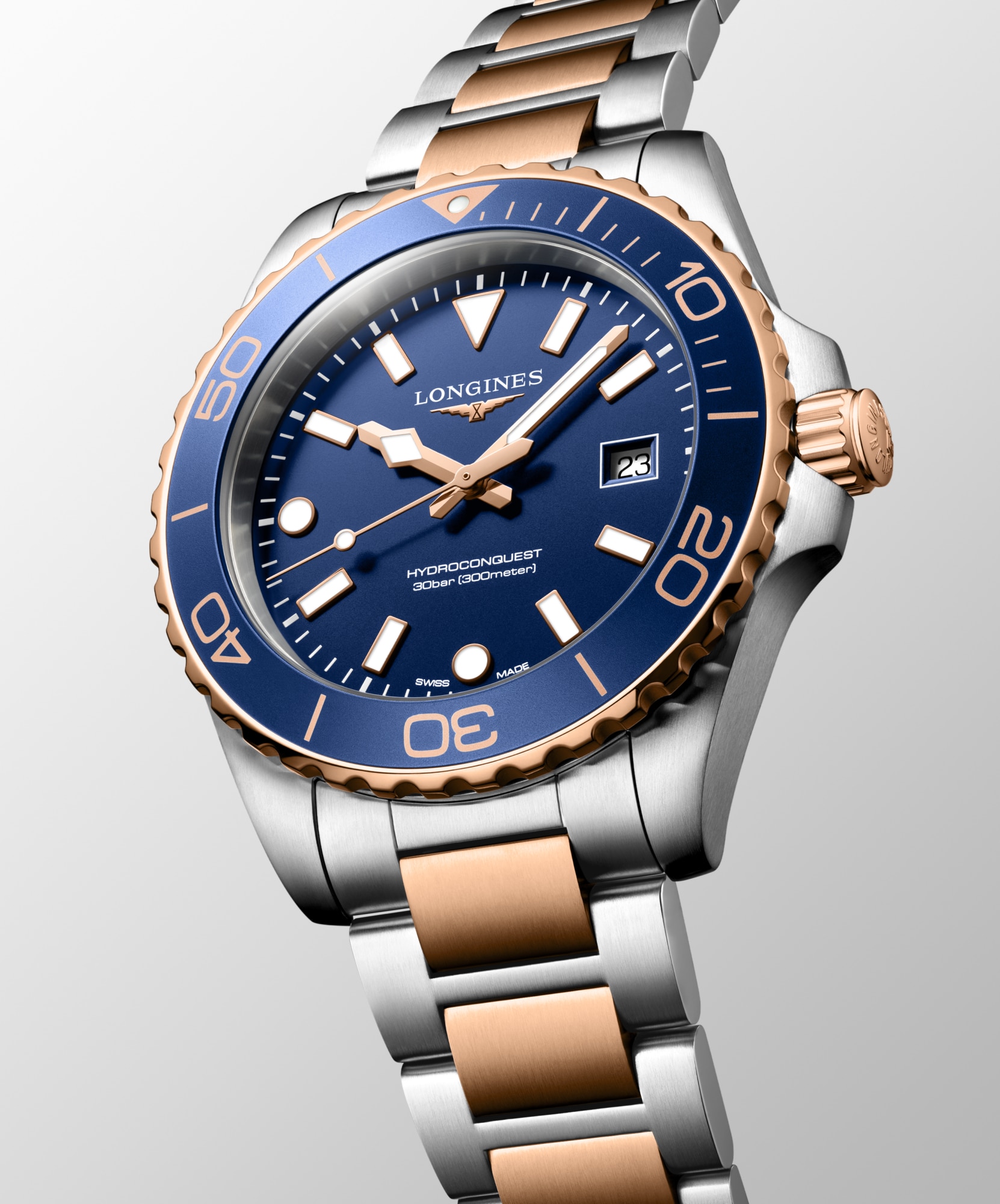 HYDROCONQUEST | Ø 42.00 mm, Blue Sandblasted | L3.769.3.98.7