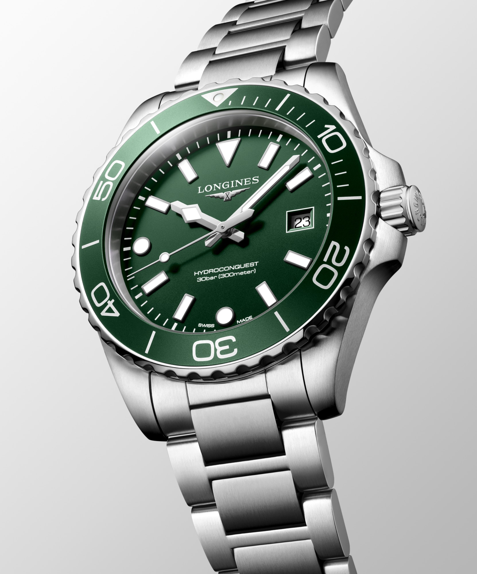 HYDROCONQUEST | Ø 42.00 mm, Green Sandblasted | L3.769.4.06.6
