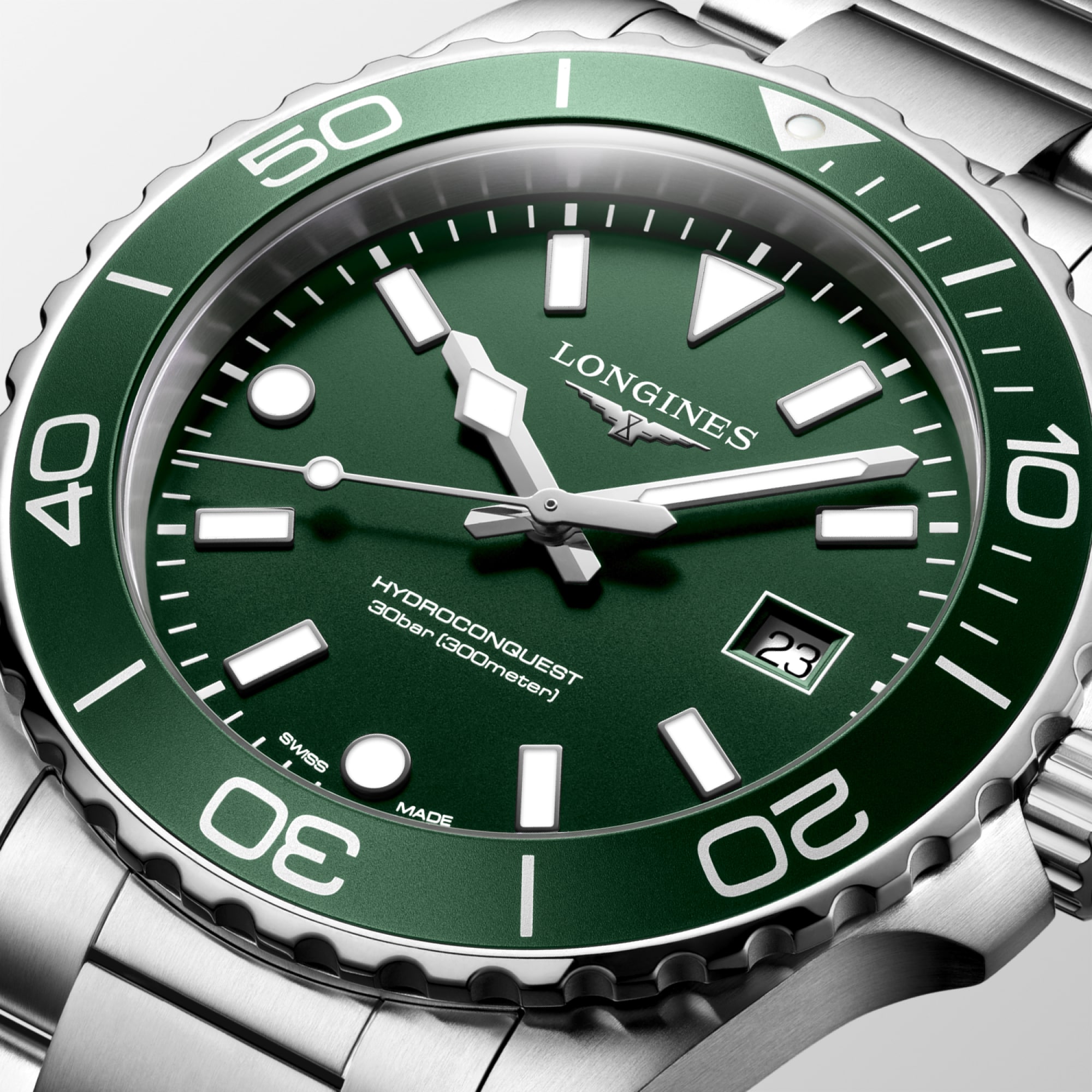 HYDROCONQUEST | Ø 42.00 mm, Green Sandblasted | L3.769.4.06.6