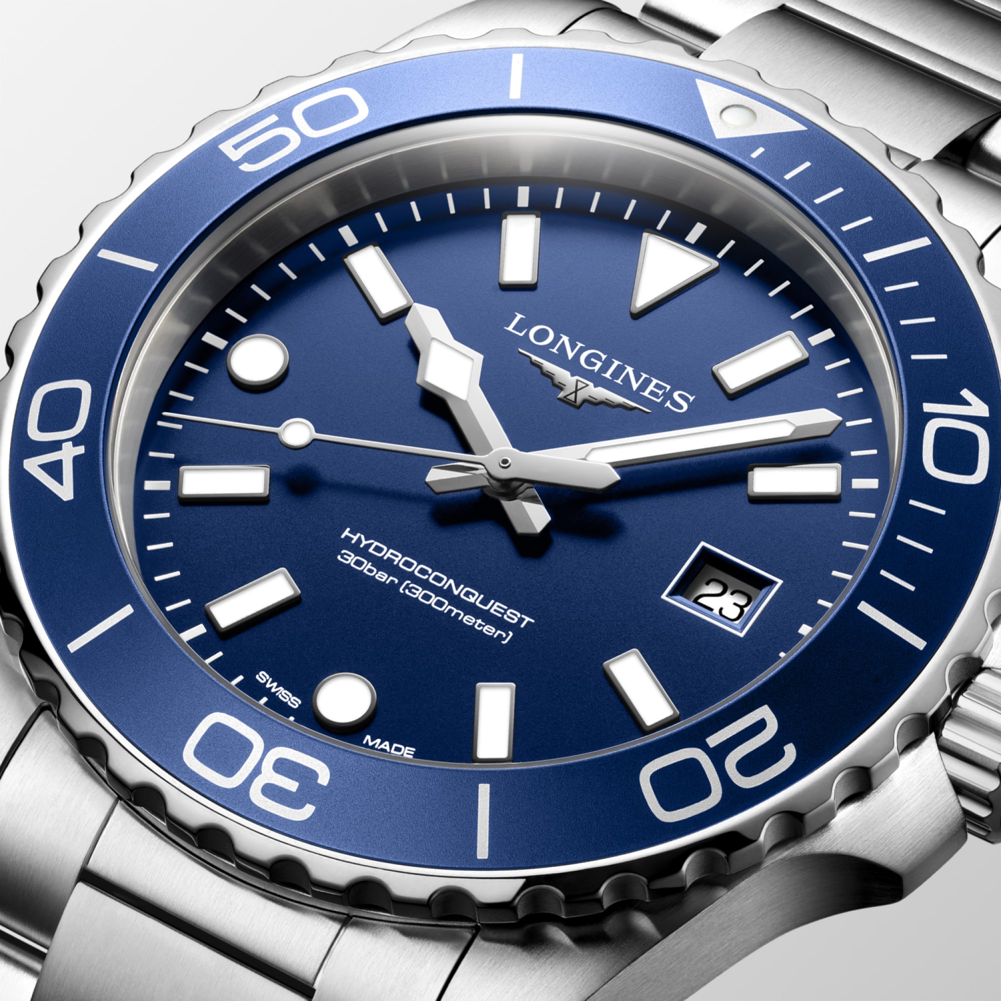 HYDROCONQUEST | Ø 42.00 mm, Kumlanmış Mavi | L3.769.4.96.6