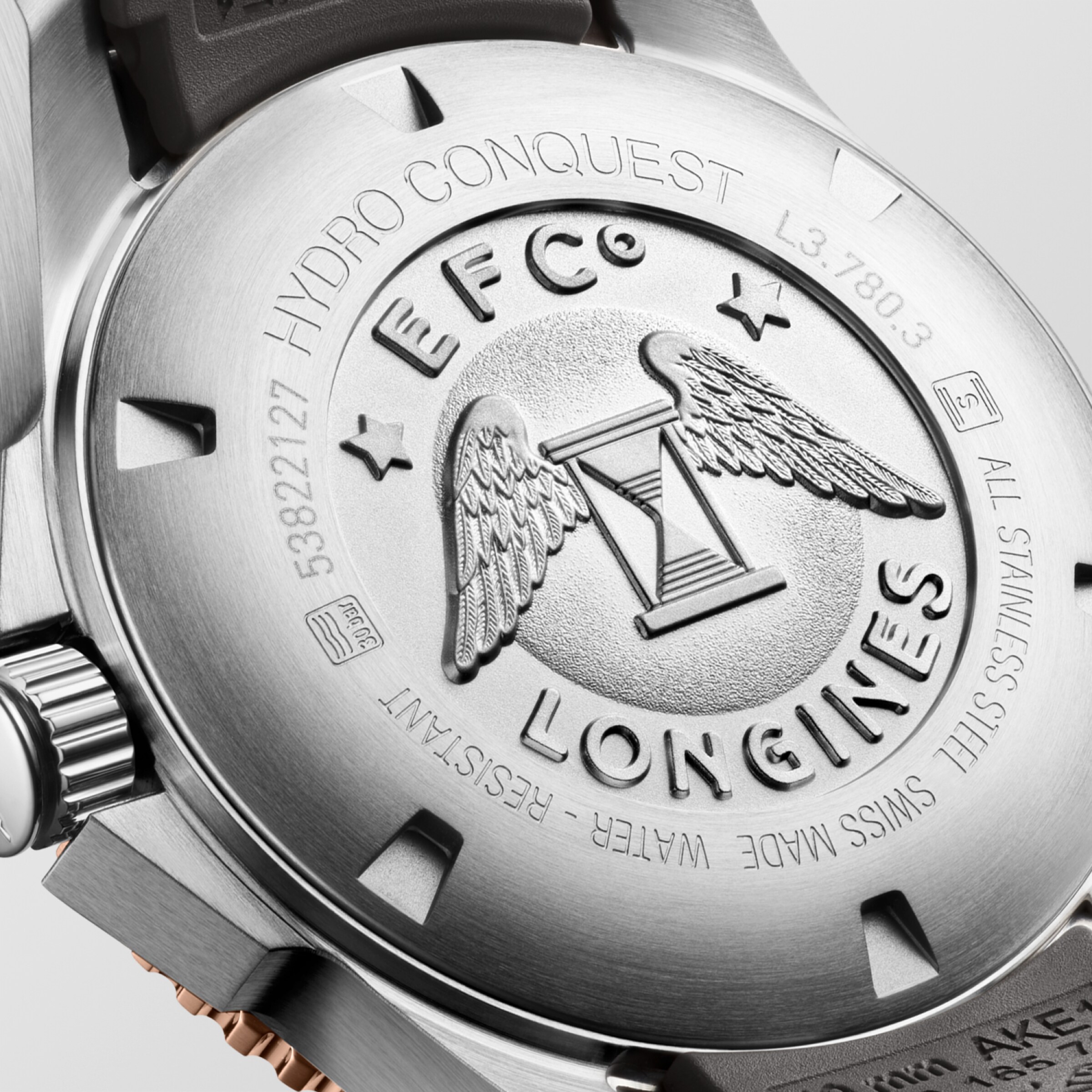 Longines HYDROCONQUEST Automatic Stainless steel and ceramic bezel Watch - L3.780.3.78.9