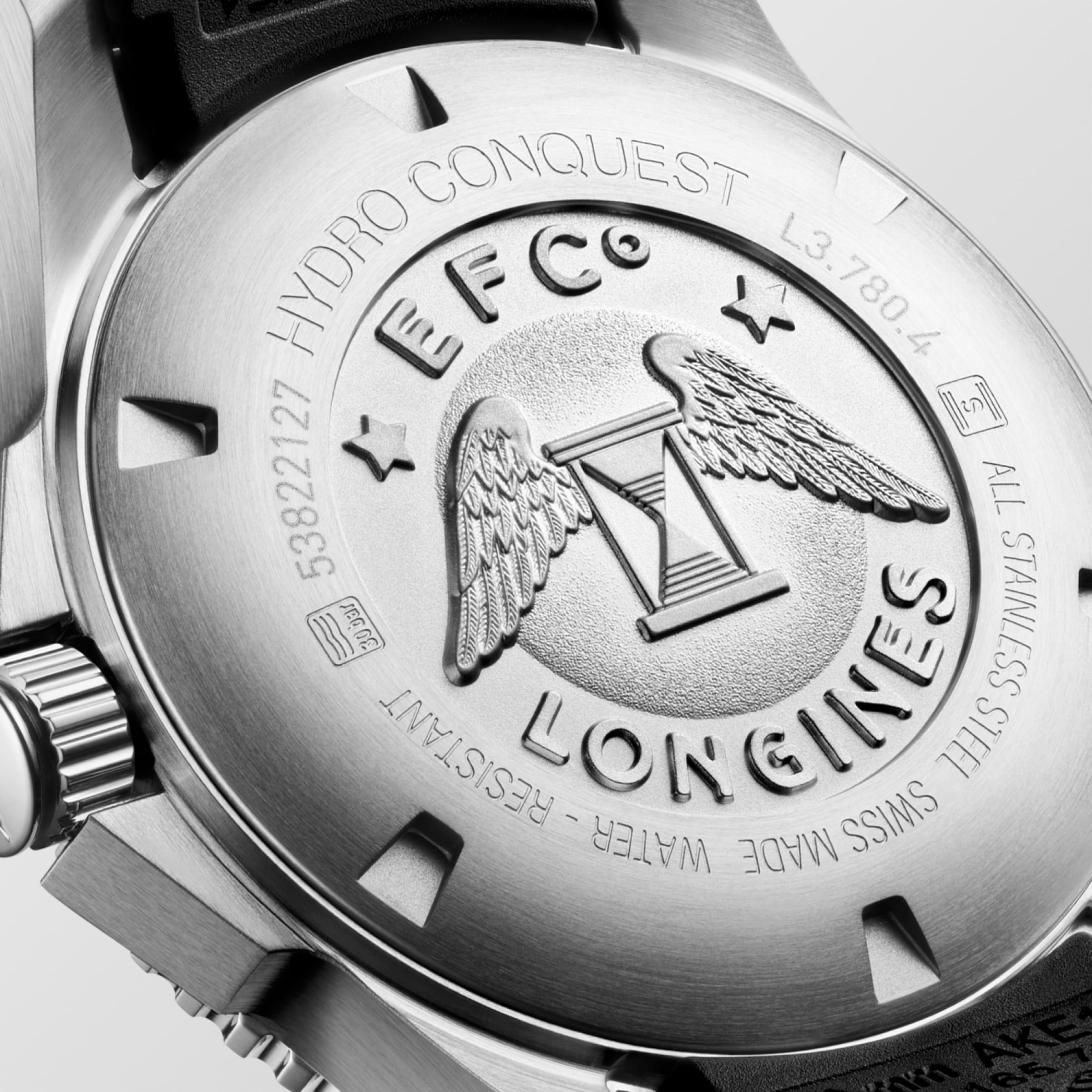 Longines HYDROCONQUEST Automatic Stainless steel and ceramic bezel Watch - L3.780.4.56.9