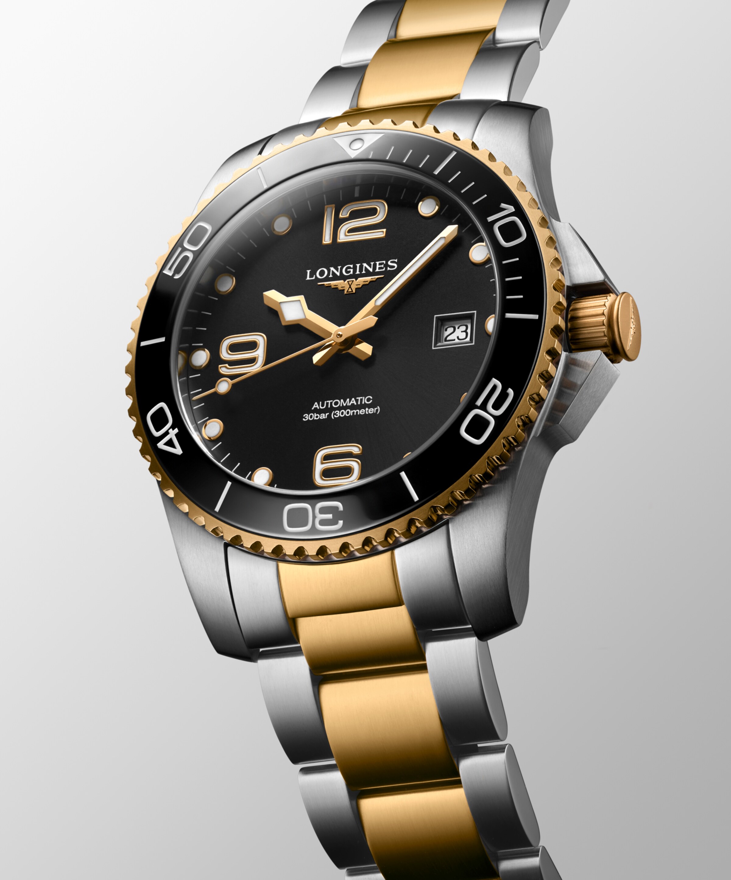 Longines HYDROCONQUEST Automatic Stainless steel and ceramic bezel Watch - L3.781.3.56.7