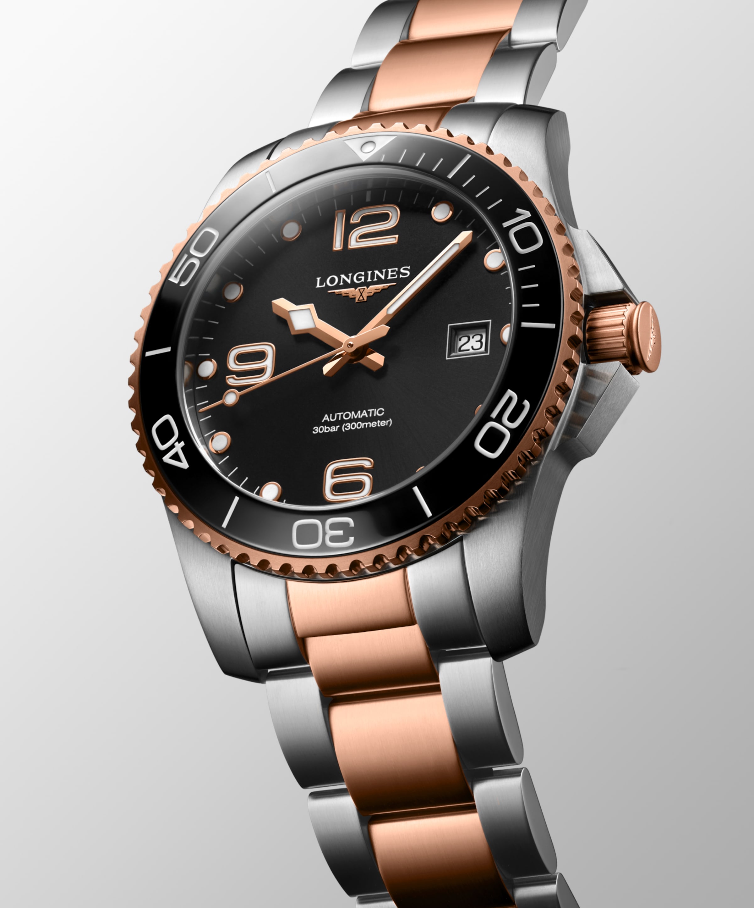 Longines HYDROCONQUEST Automatic Stainless steel and ceramic bezel Watch - L3.781.3.58.7