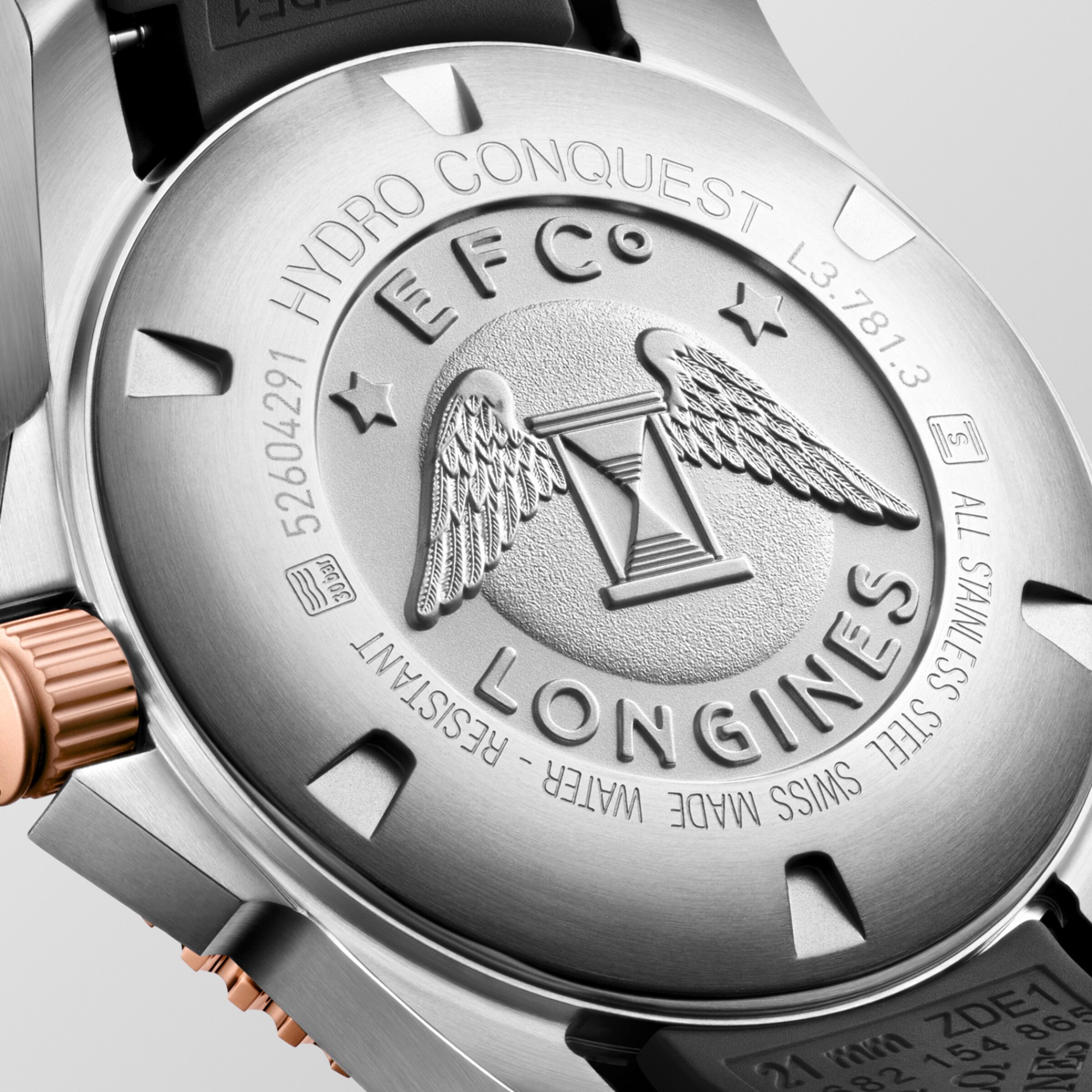 Longines HYDROCONQUEST Automatic Stainless steel and ceramic bezel Watch - L3.781.3.58.9