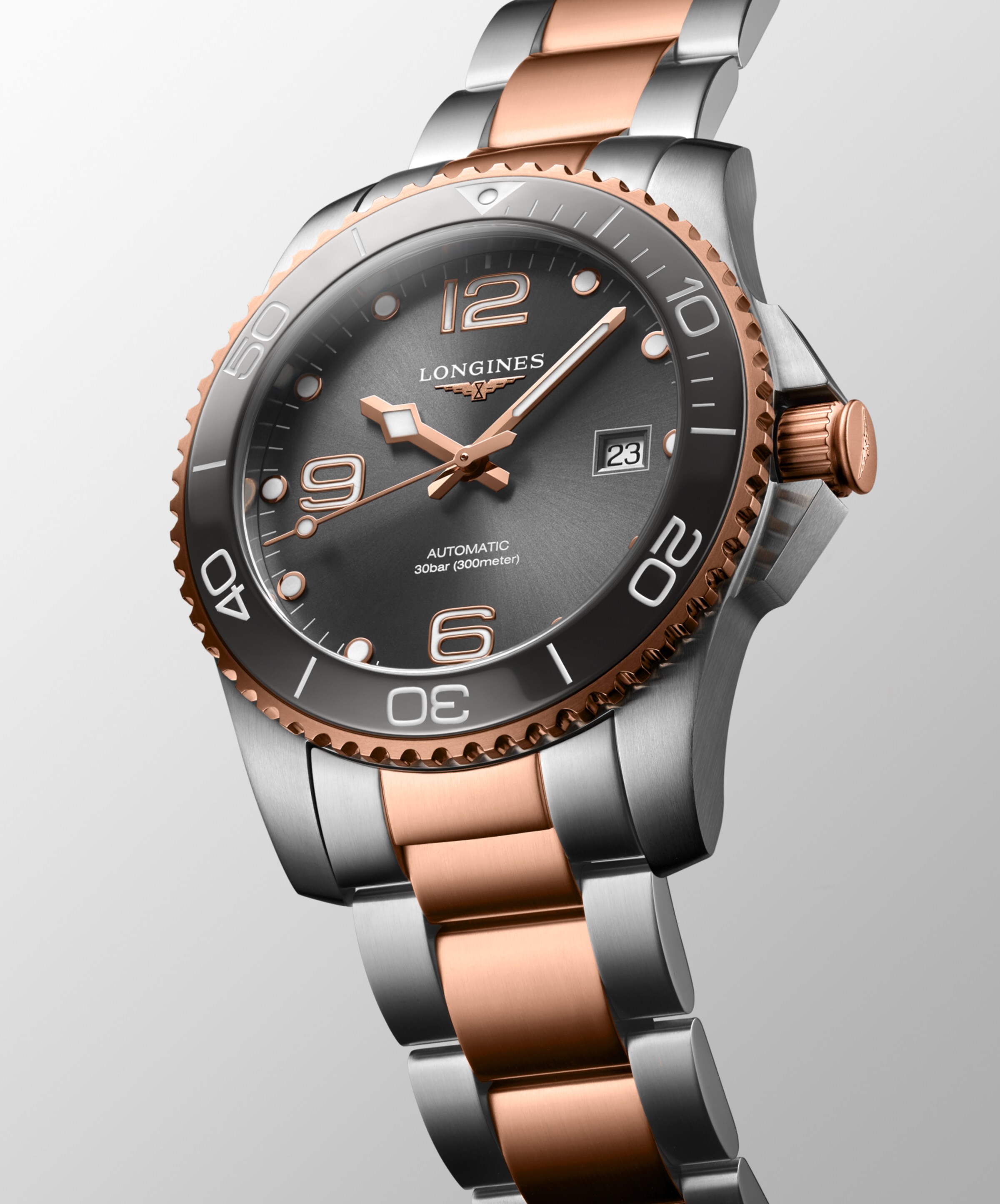 Longines HYDROCONQUEST Automatic Stainless steel and ceramic bezel Watch - L3.781.3.78.7