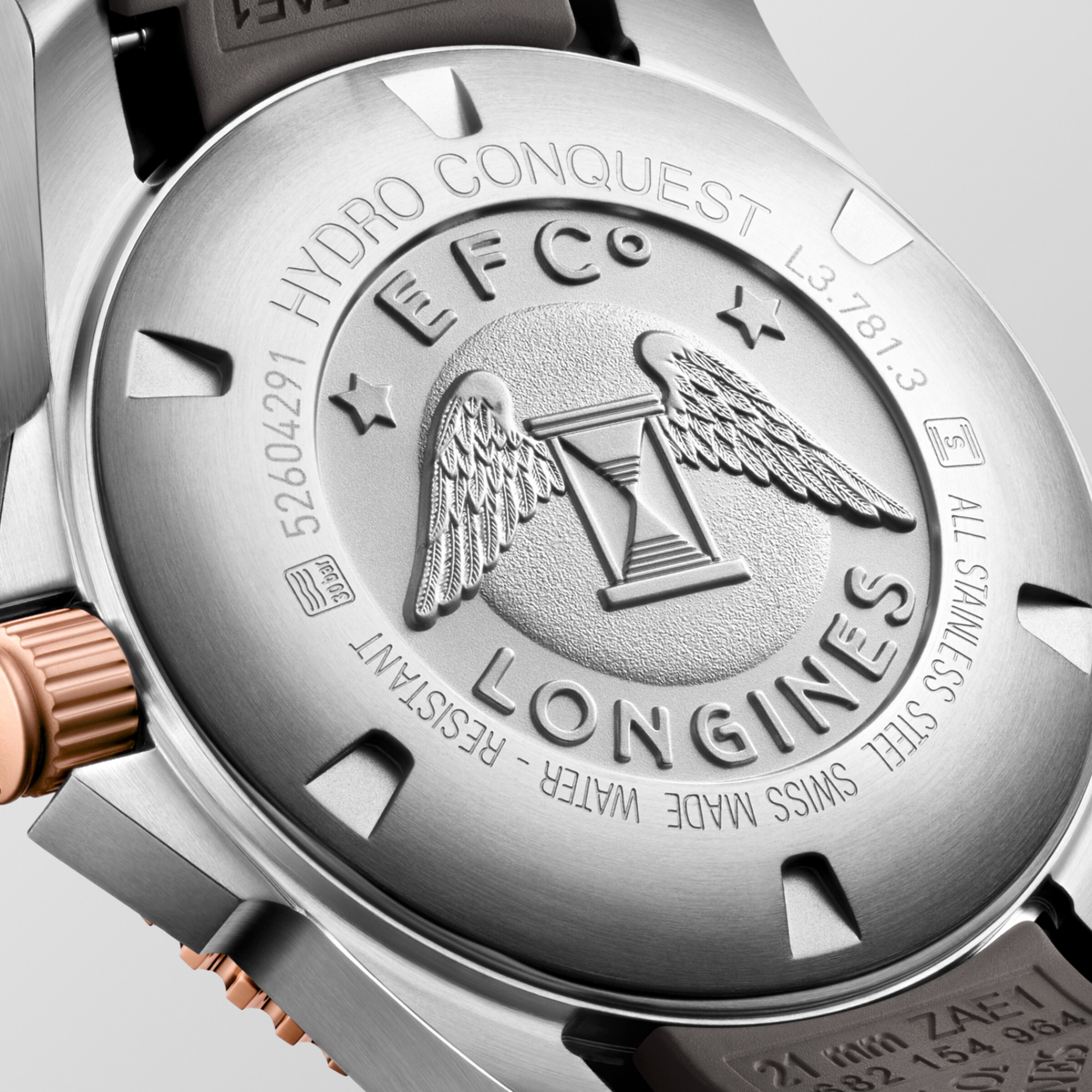 Longines HYDROCONQUEST Automatic Stainless steel and ceramic bezel Watch - L3.781.3.78.9