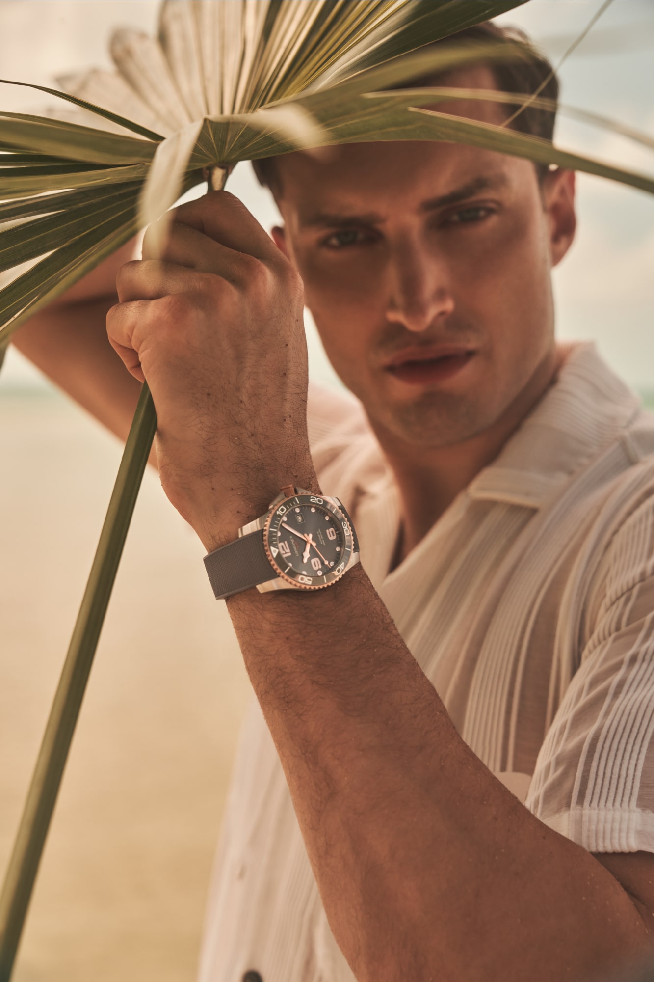 ハイドロコンクエスト 自動巻、ステンレススティールと