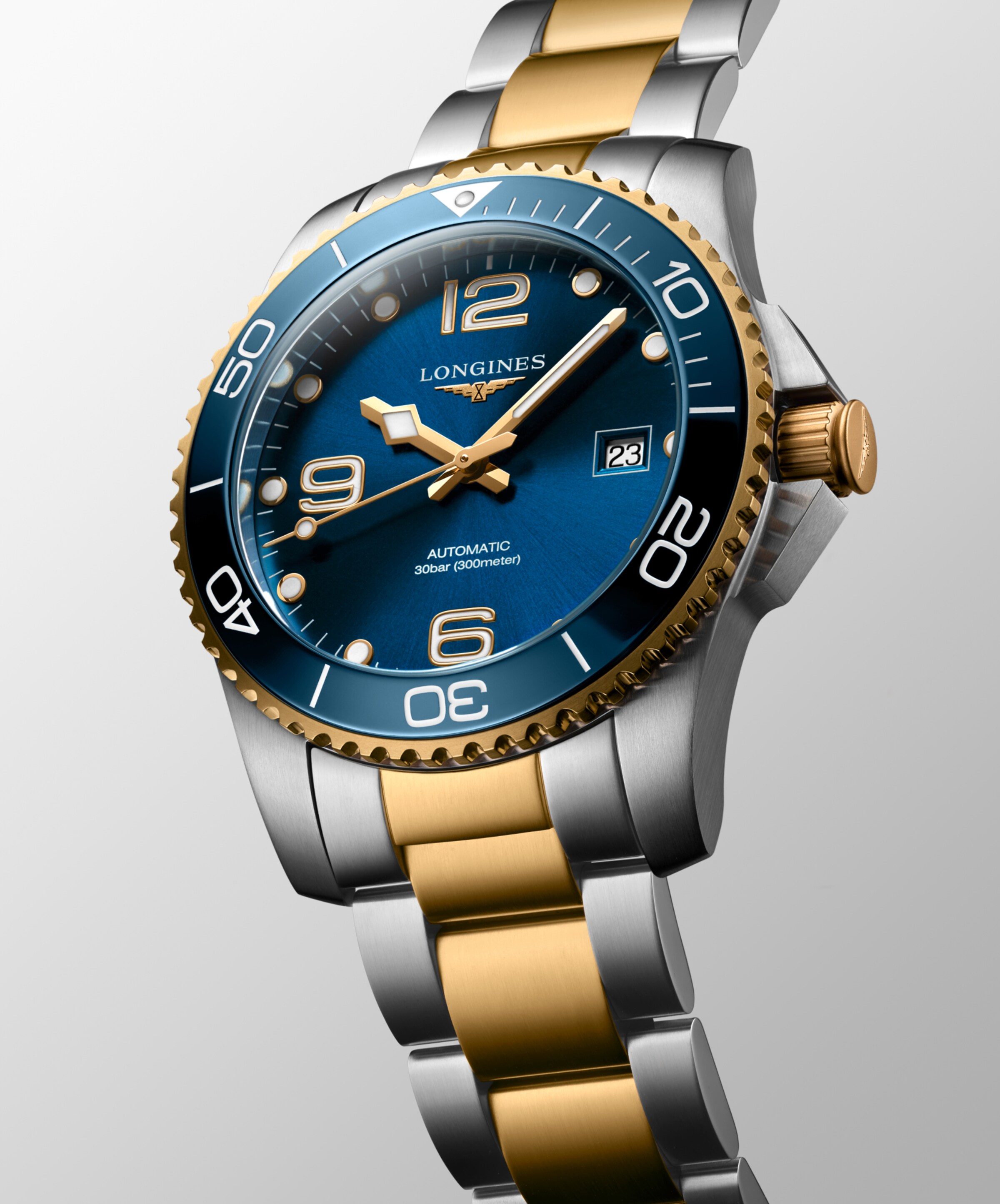 Longines HYDROCONQUEST Automatic Stainless steel and ceramic bezel Watch - L3.781.3.96.7