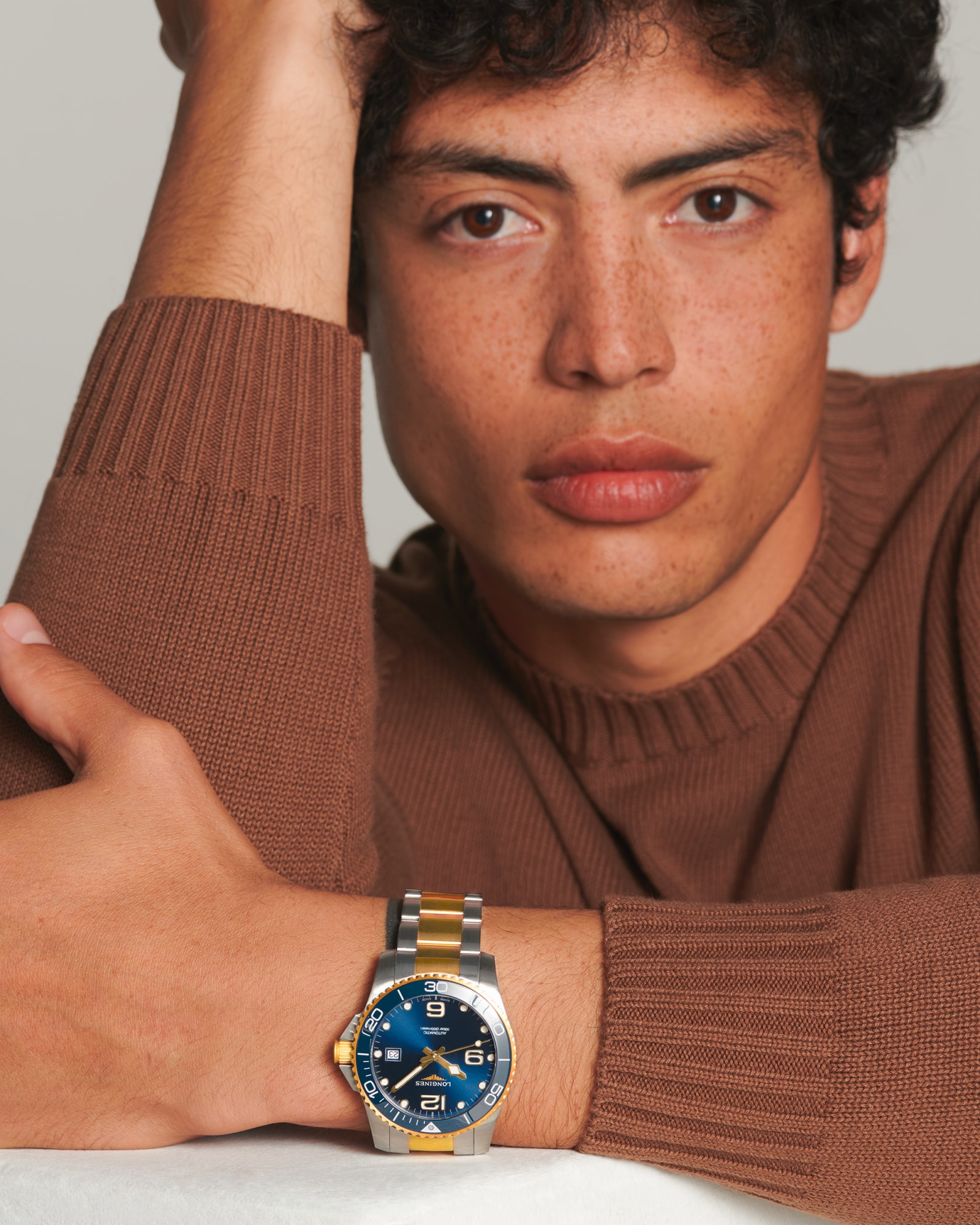 ハイドロコンクエスト 自動巻、ステンレススティールとセラミック