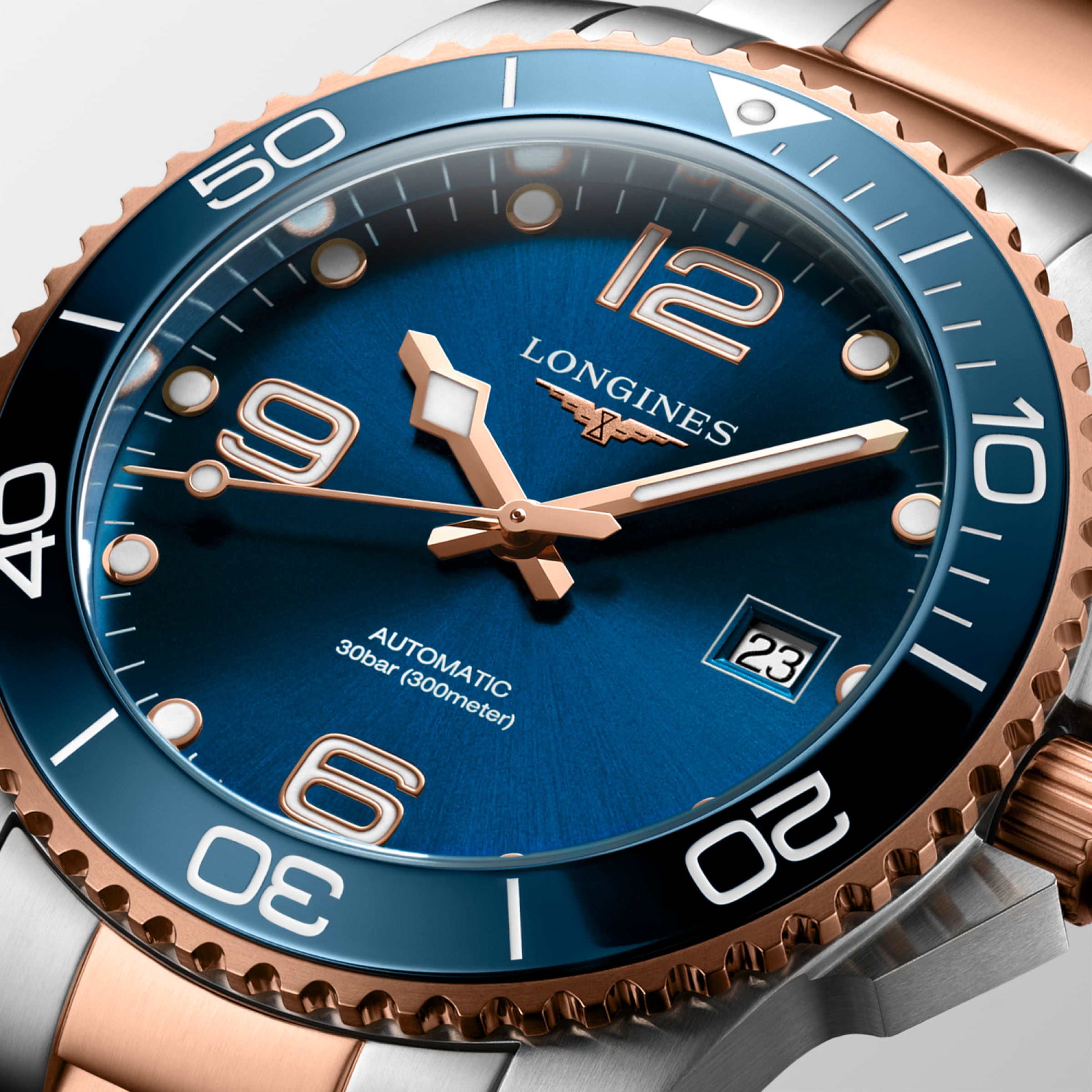 Longines HYDROCONQUEST Automatic Stainless steel and ceramic bezel Watch - L3.781.3.98.7