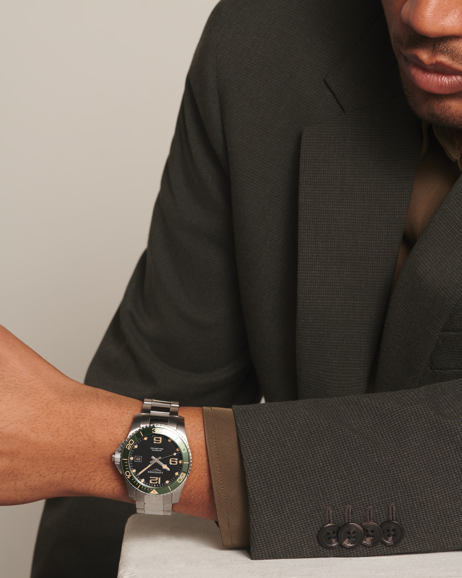 HYDROCONQUEST Automatic, Stainless Steel And Ceramic Bezel, Black