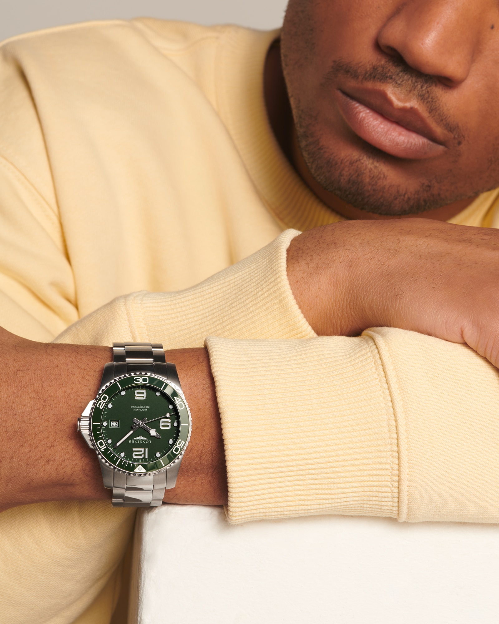 HYDROCONQUEST | Ø 41.00 mm, Green Matt | L3.781.4.06.6 | LONGINES
