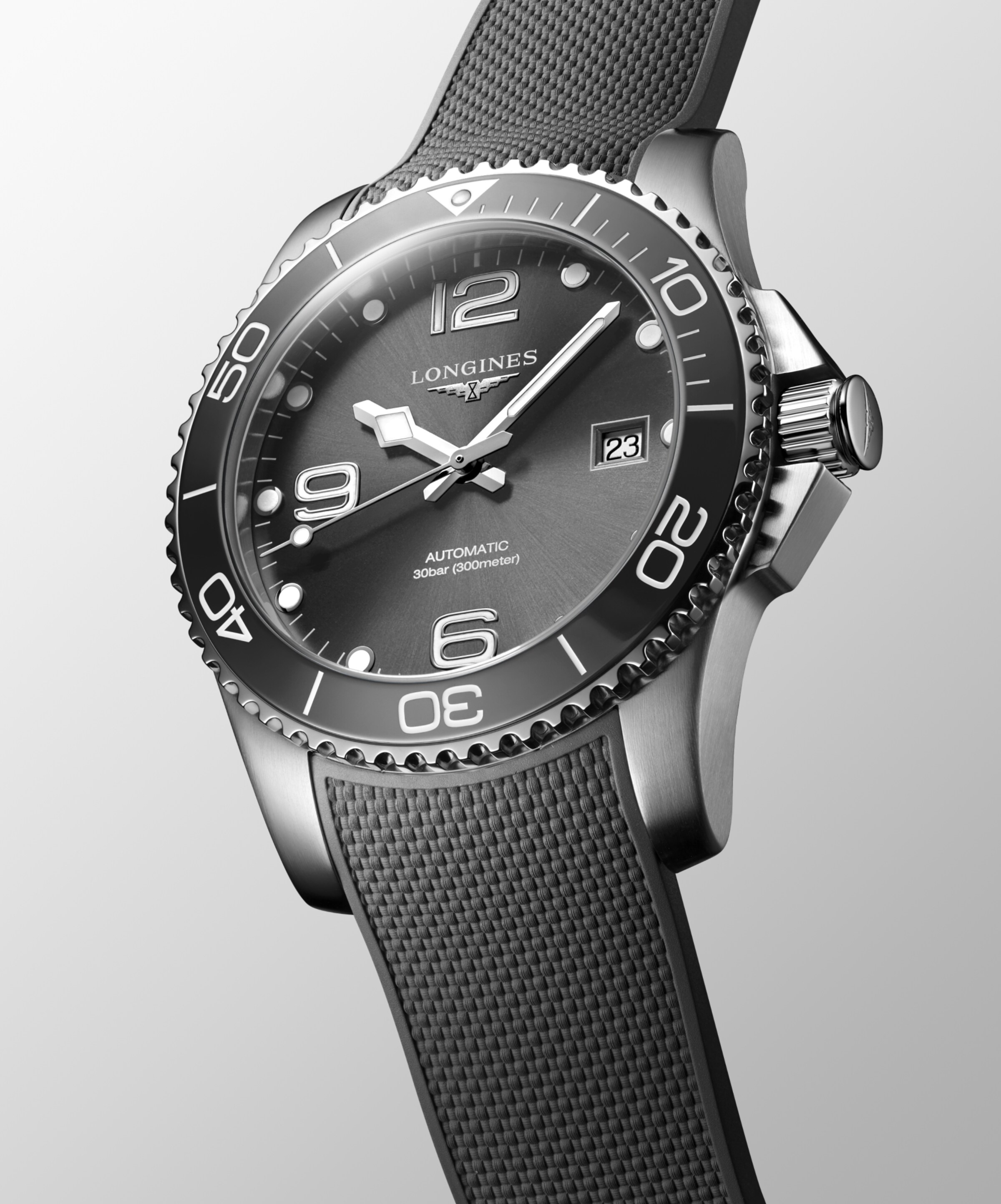 Longines HYDROCONQUEST Automatic Stainless steel and ceramic bezel Watch - L3.781.4.76.9