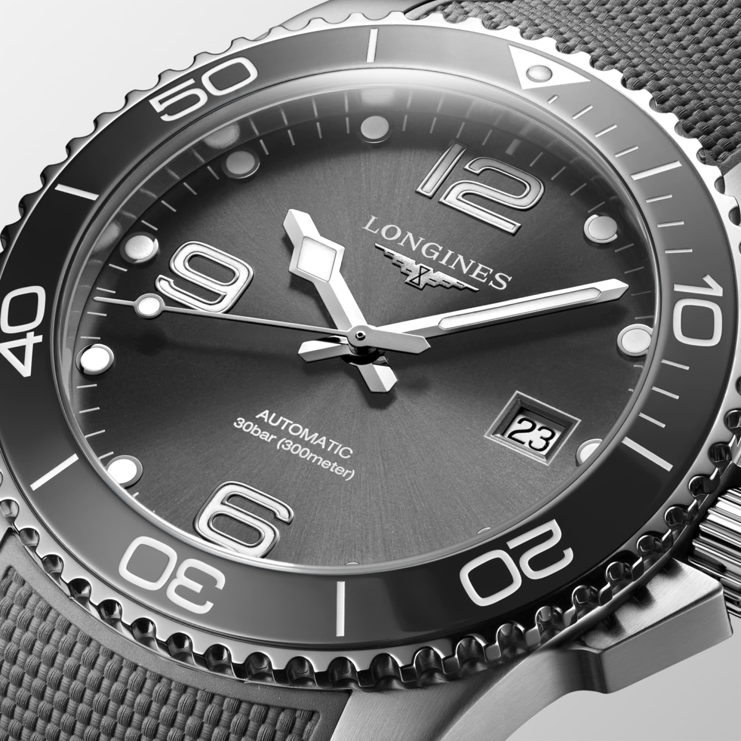 Longines HYDROCONQUEST Автоподзавод Нержавеющая сталь и керамика Watch - L3.781.4.76.9