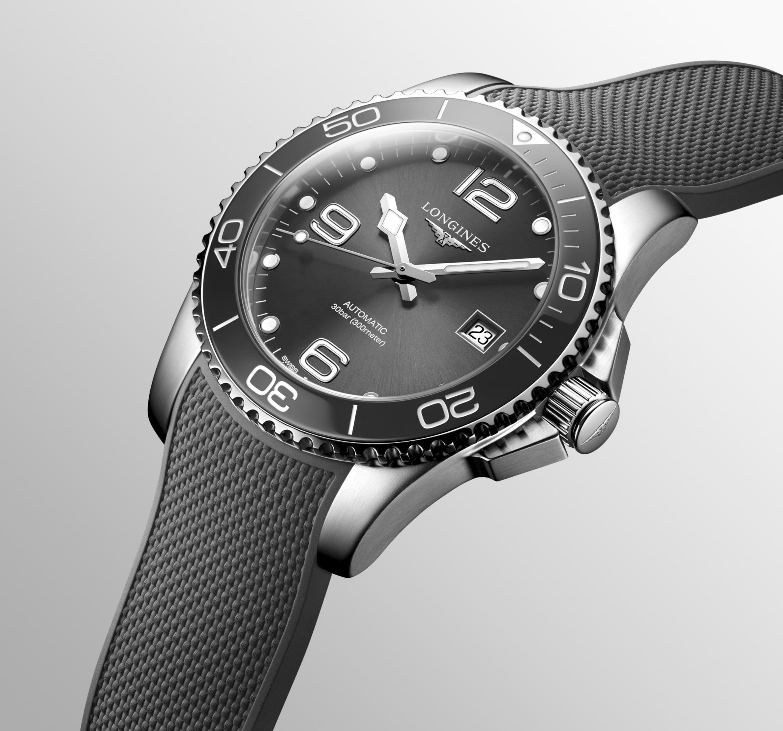 Longines HYDROCONQUEST Автоподзавод Нержавеющая сталь и керамика Watch - L3.781.4.76.9