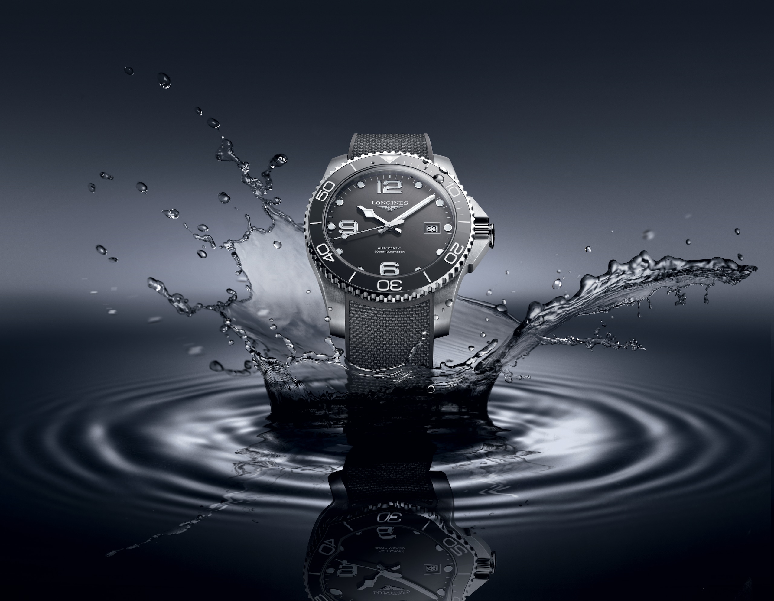 Longines HYDROCONQUEST Автоподзавод Нержавеющая сталь и керамика Watch - L3.781.4.76.9