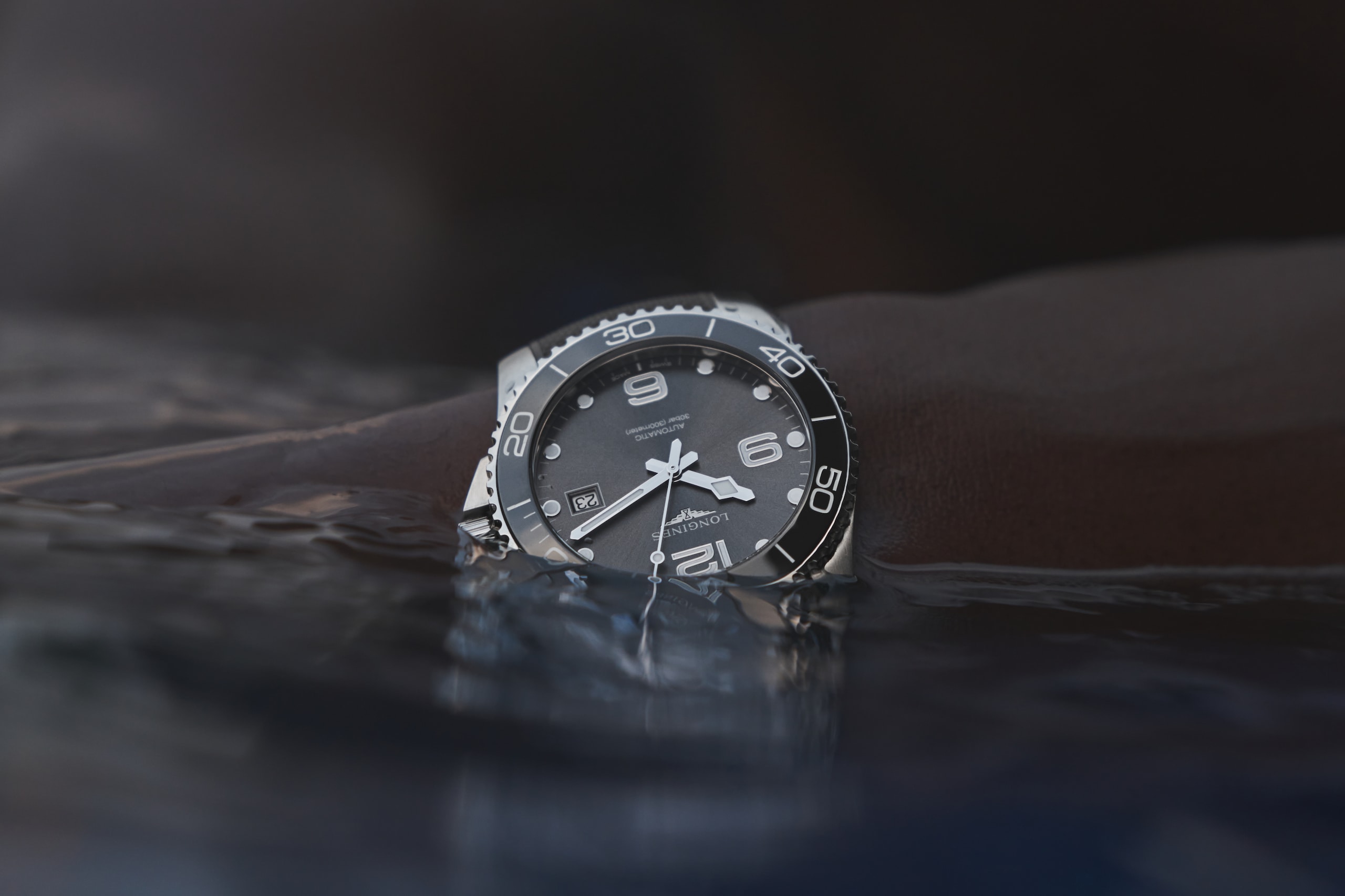 Longines HYDROCONQUEST Автоподзавод Нержавеющая сталь и керамика Watch - L3.781.4.76.9
