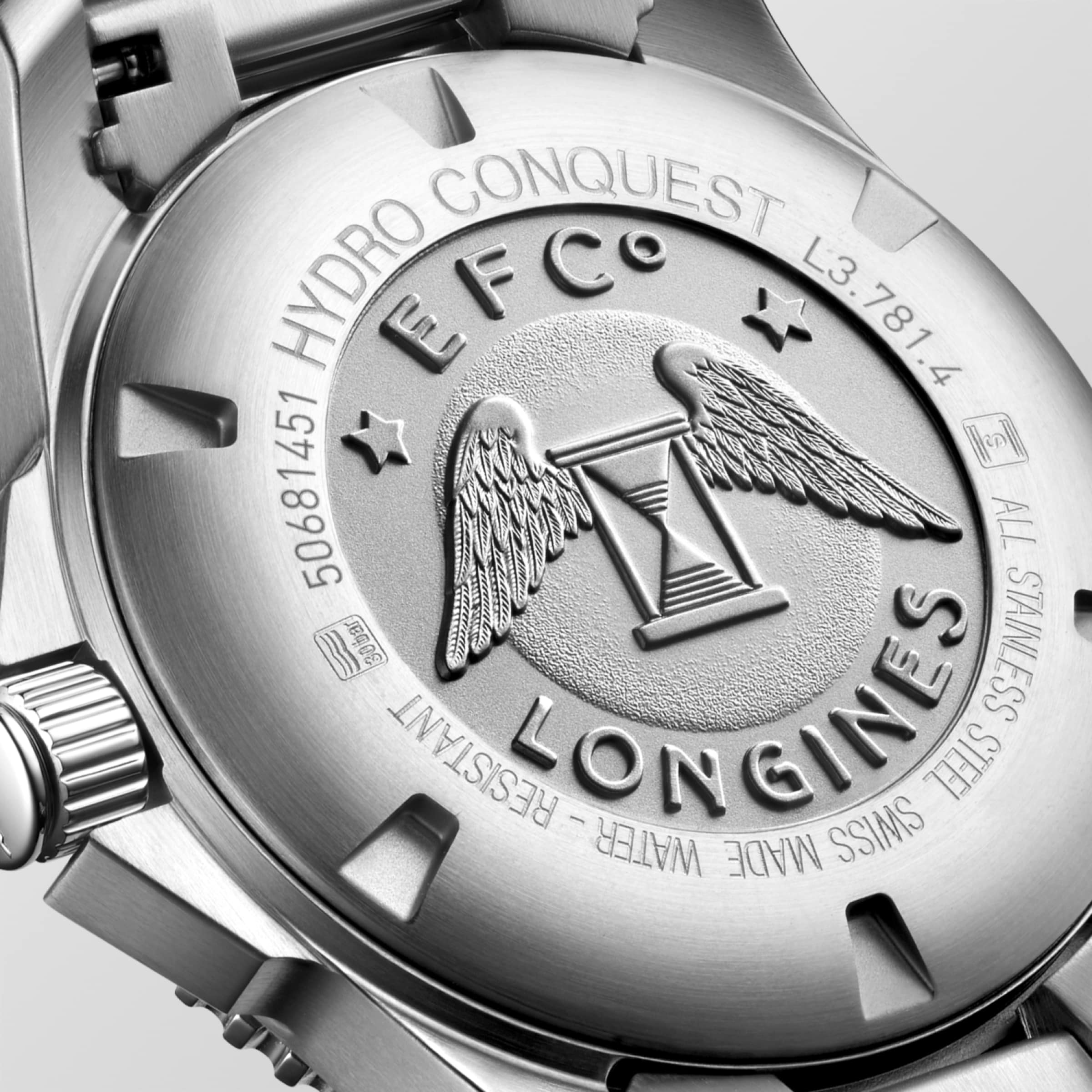 Longines HYDROCONQUEST Automatic Stainless steel and ceramic bezel Watch - L3.781.4.96.6
