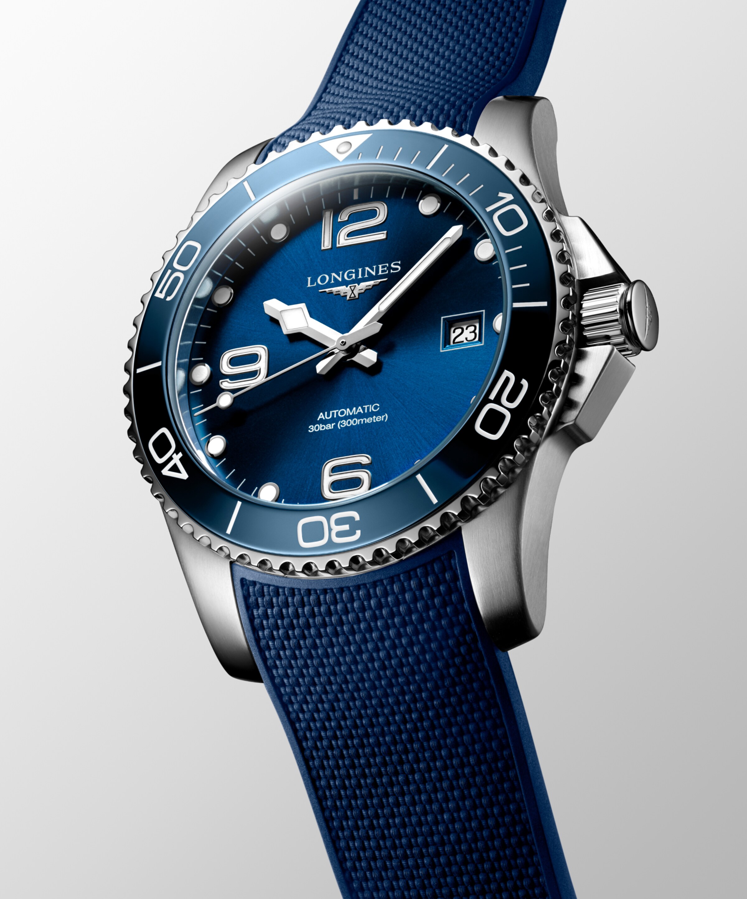 Longines HYDROCONQUEST Automatic Stainless steel and ceramic bezel Watch - L3.781.4.96.9