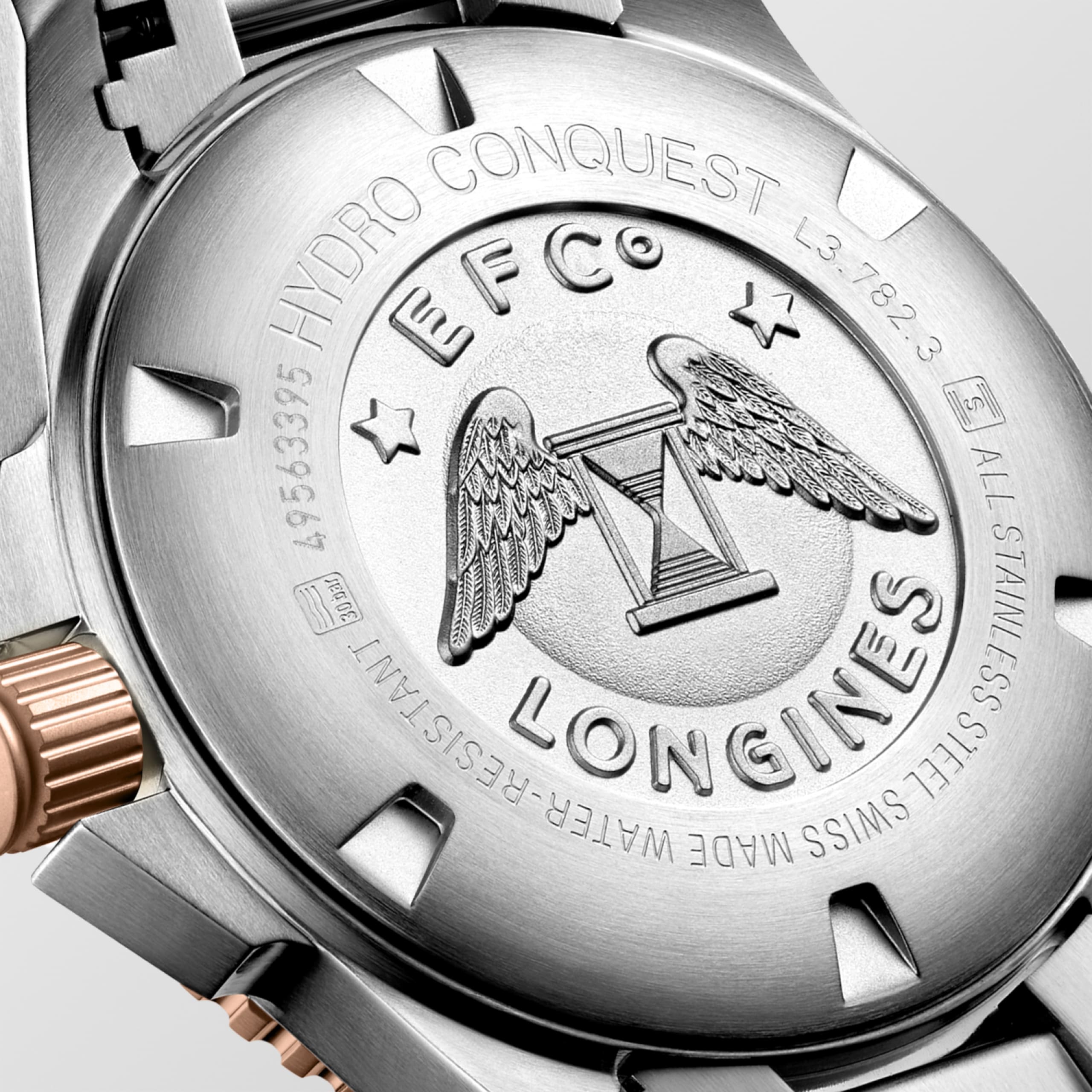 Longines HYDROCONQUEST automatique acier inoxydable et lunette en céramique Watch - L3.782.3.58.7