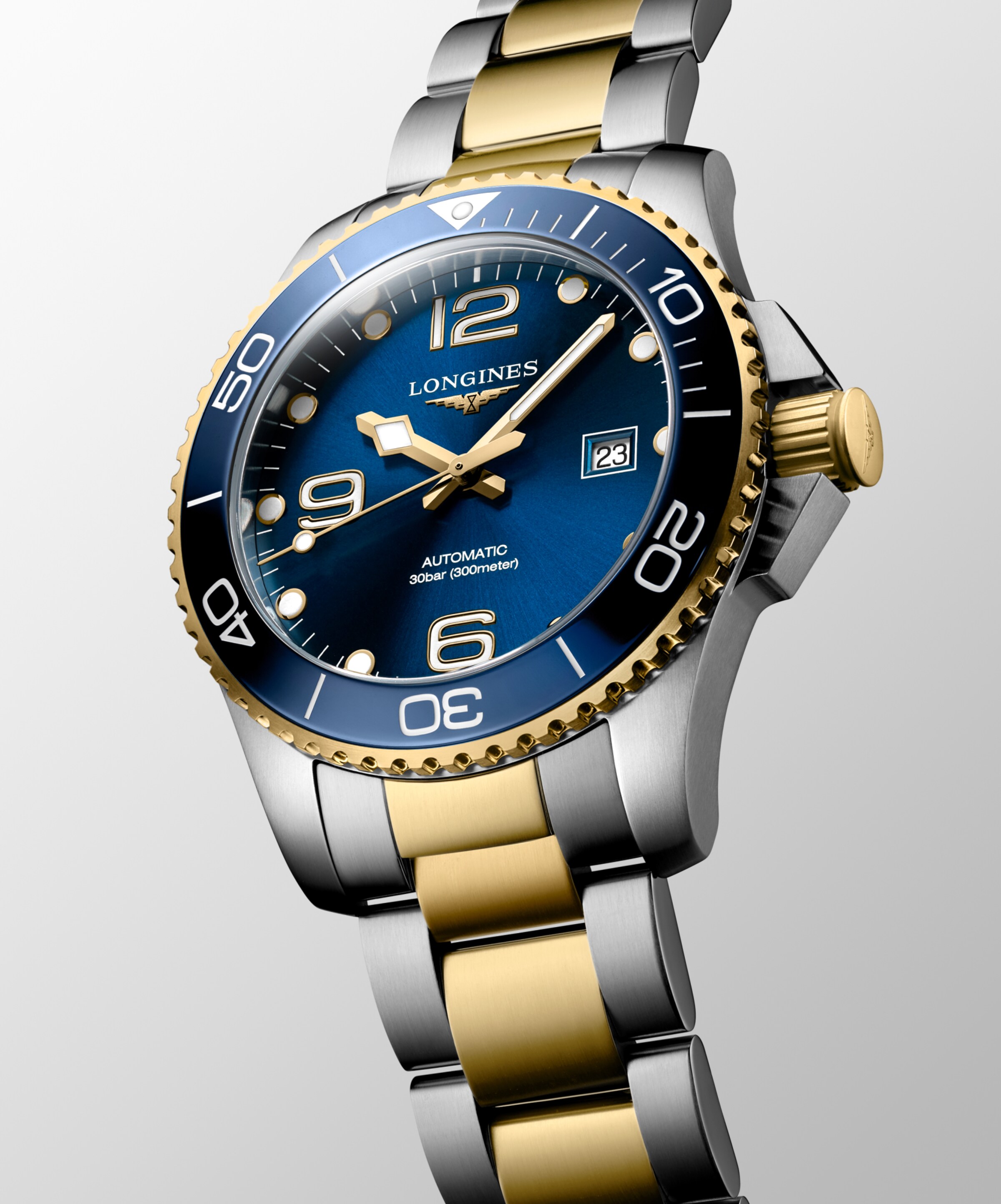 Longines HYDROCONQUEST Automatic Stainless steel and ceramic bezel Watch - L3.782.3.96.7