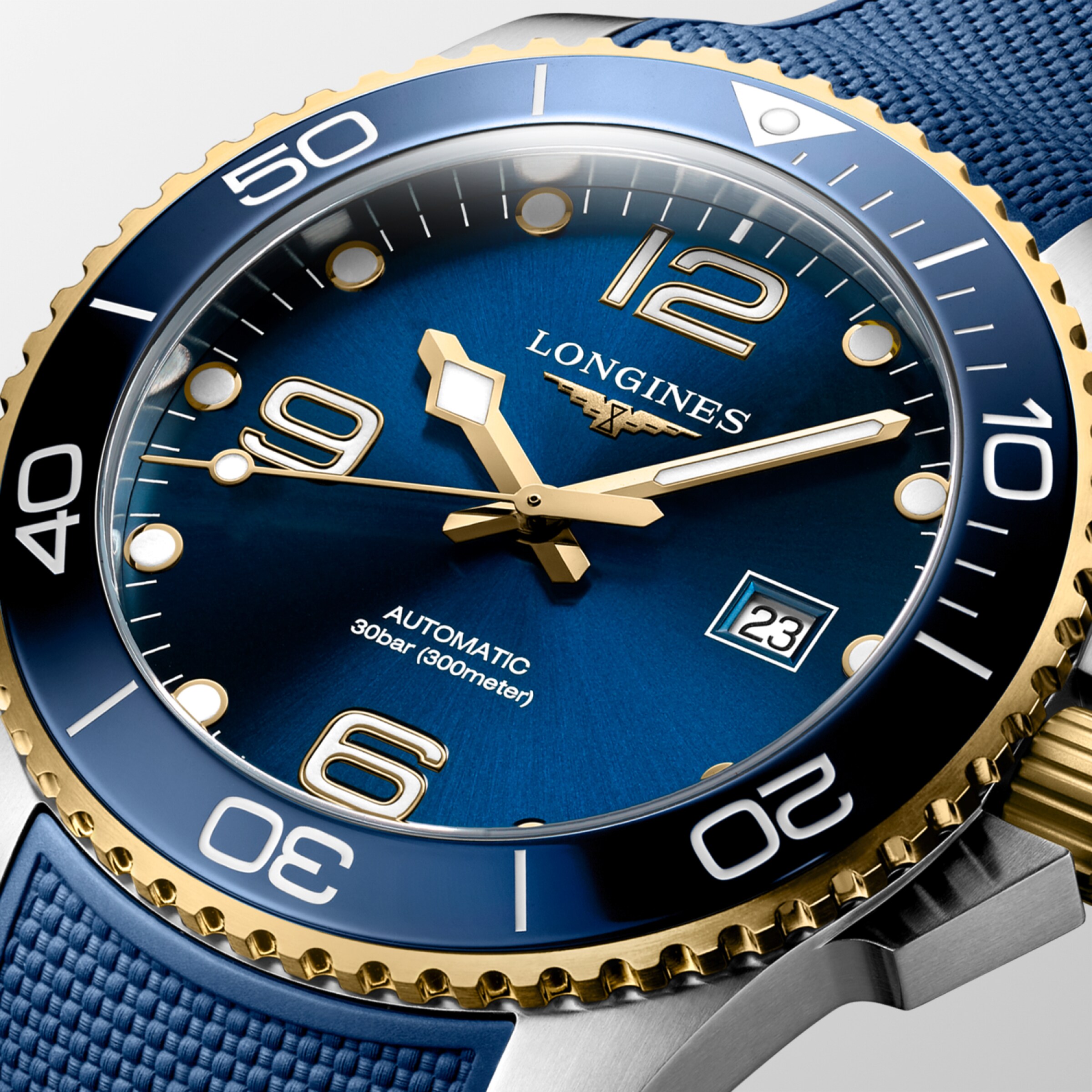 Longines HYDROCONQUEST Automatic Stainless steel and ceramic bezel Watch - L3.782.3.96.9