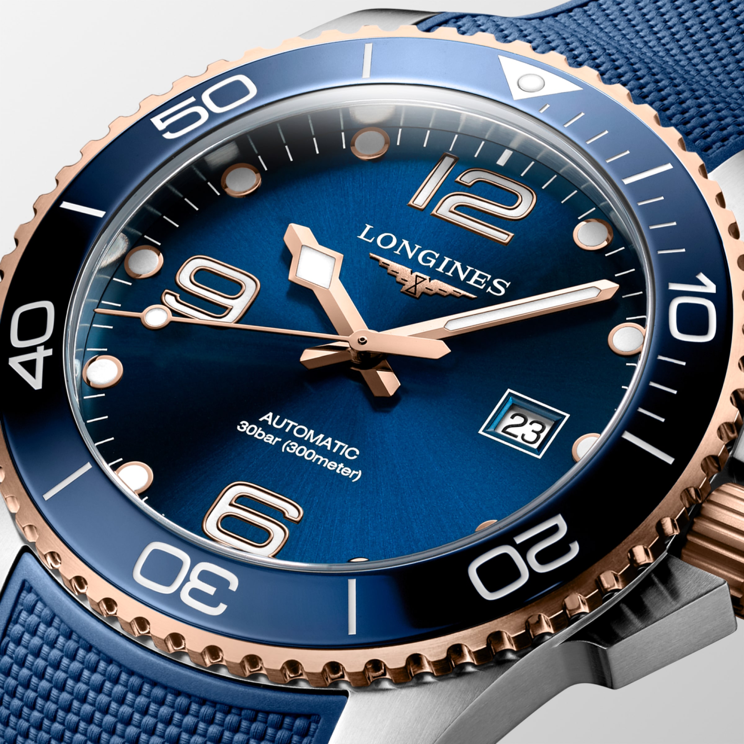 Longines HYDROCONQUEST Automatic Stainless steel and ceramic bezel Watch - L3.782.3.98.9