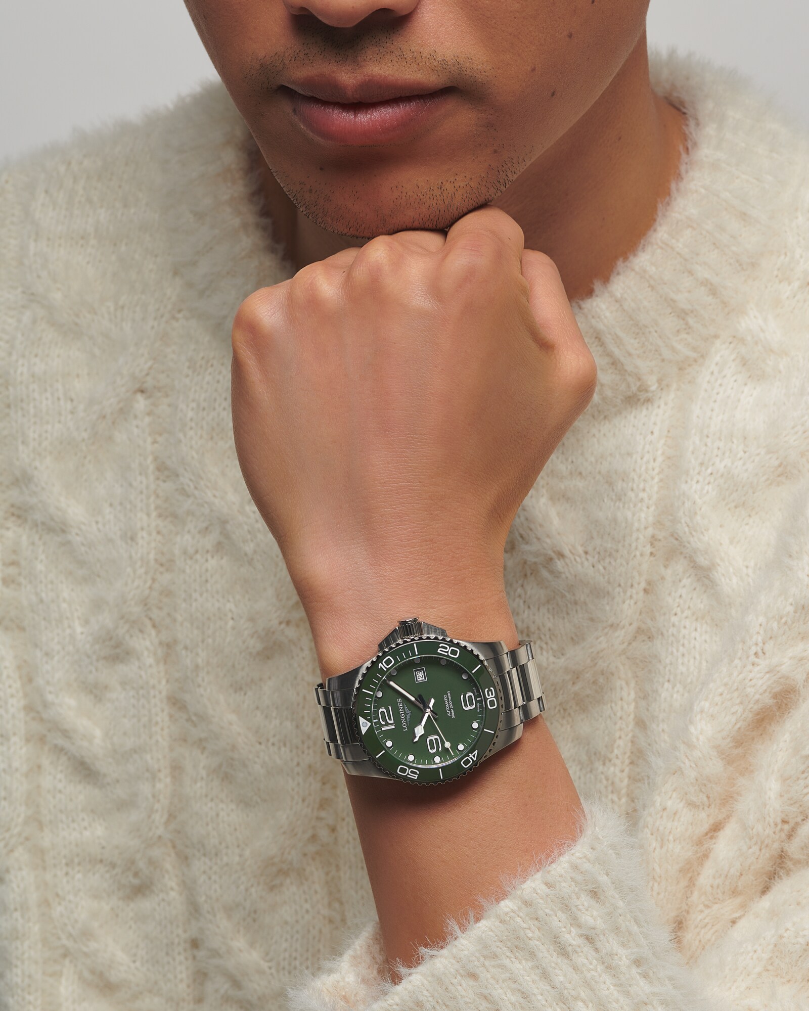 HYDROCONQUEST | Ø 43.00 mm, Green Matt | L3.782.4.06.6 | LONGINES US
