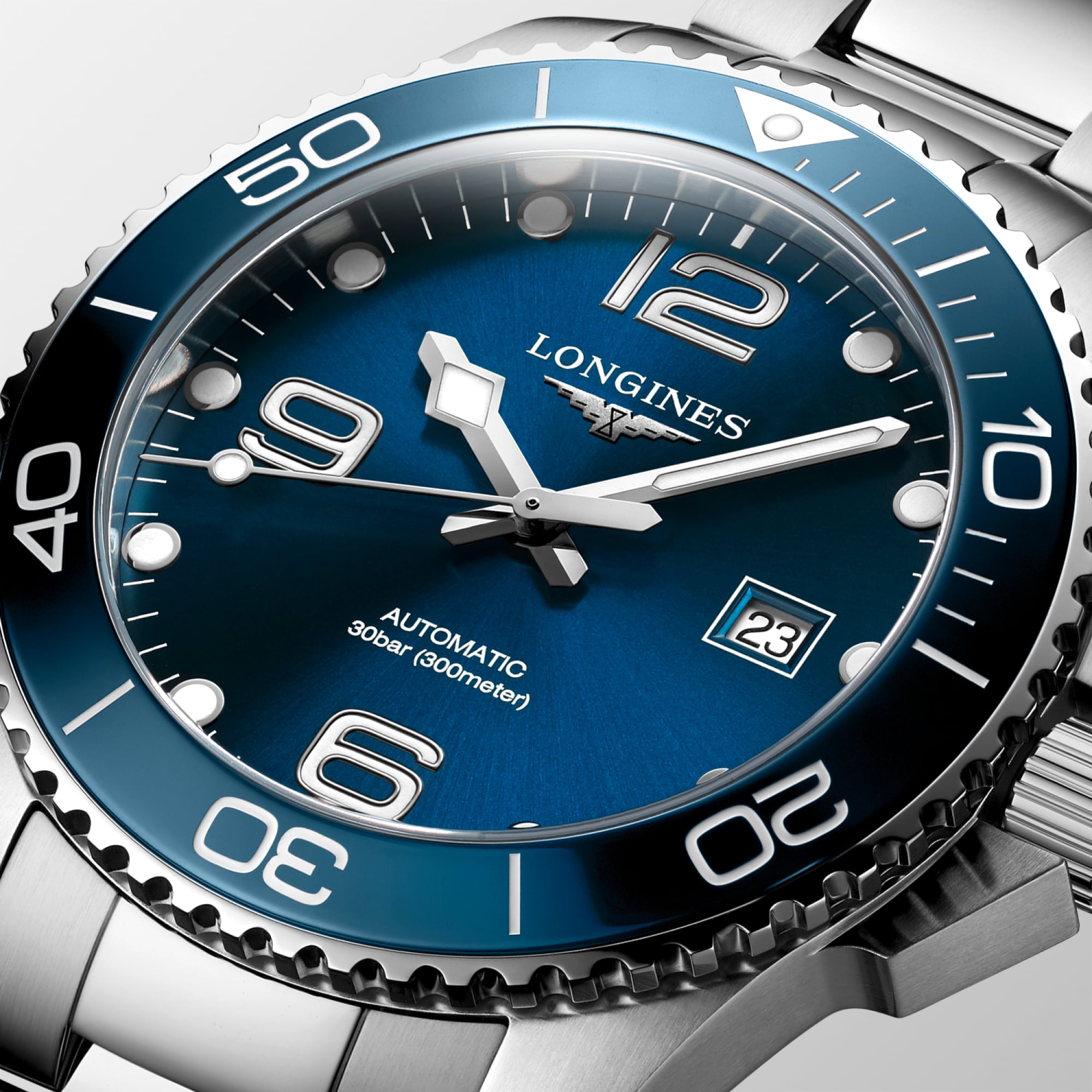 HYDROCONQUEST | Ø 43.00 mm, Sunray Blue | L3.782.4.96.6 | LONGINES US