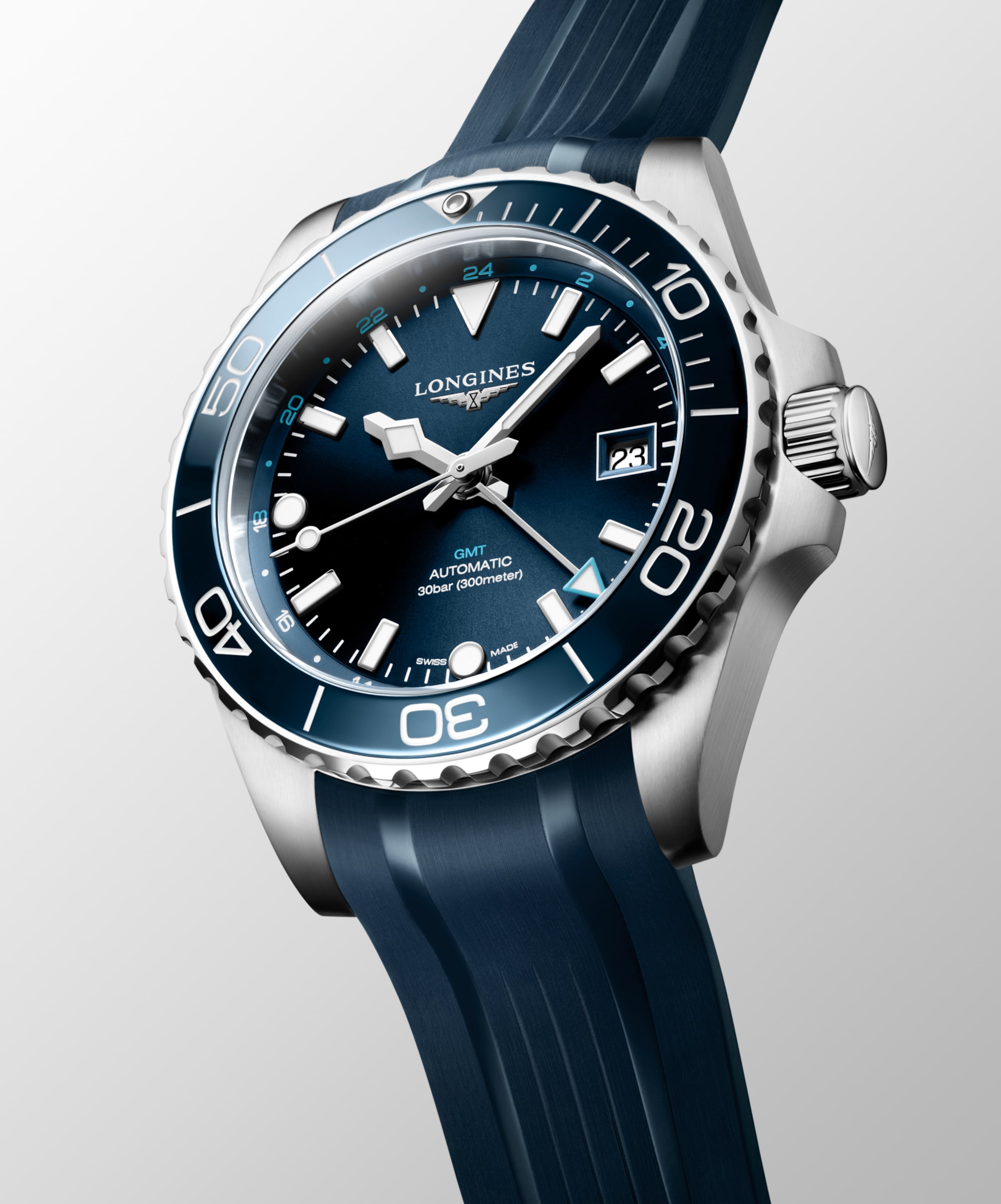 Longines HYDROCONQUEST Automatic Stainless steel and ceramic bezel Watch - L3.790.4.96.9