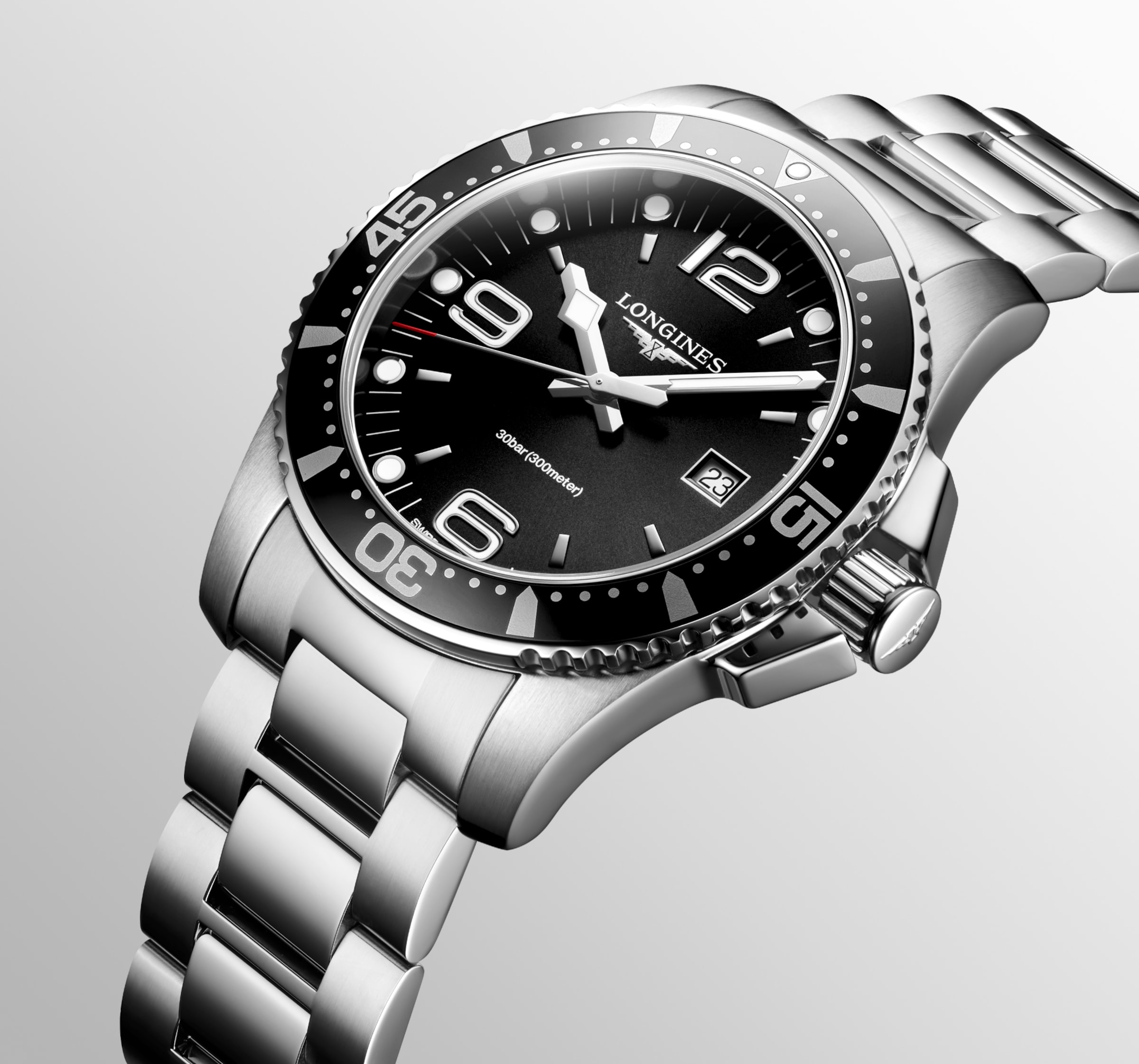 Longines HYDROCONQUEST Quartz Stainless steel Watch - L3.840.4.56.6