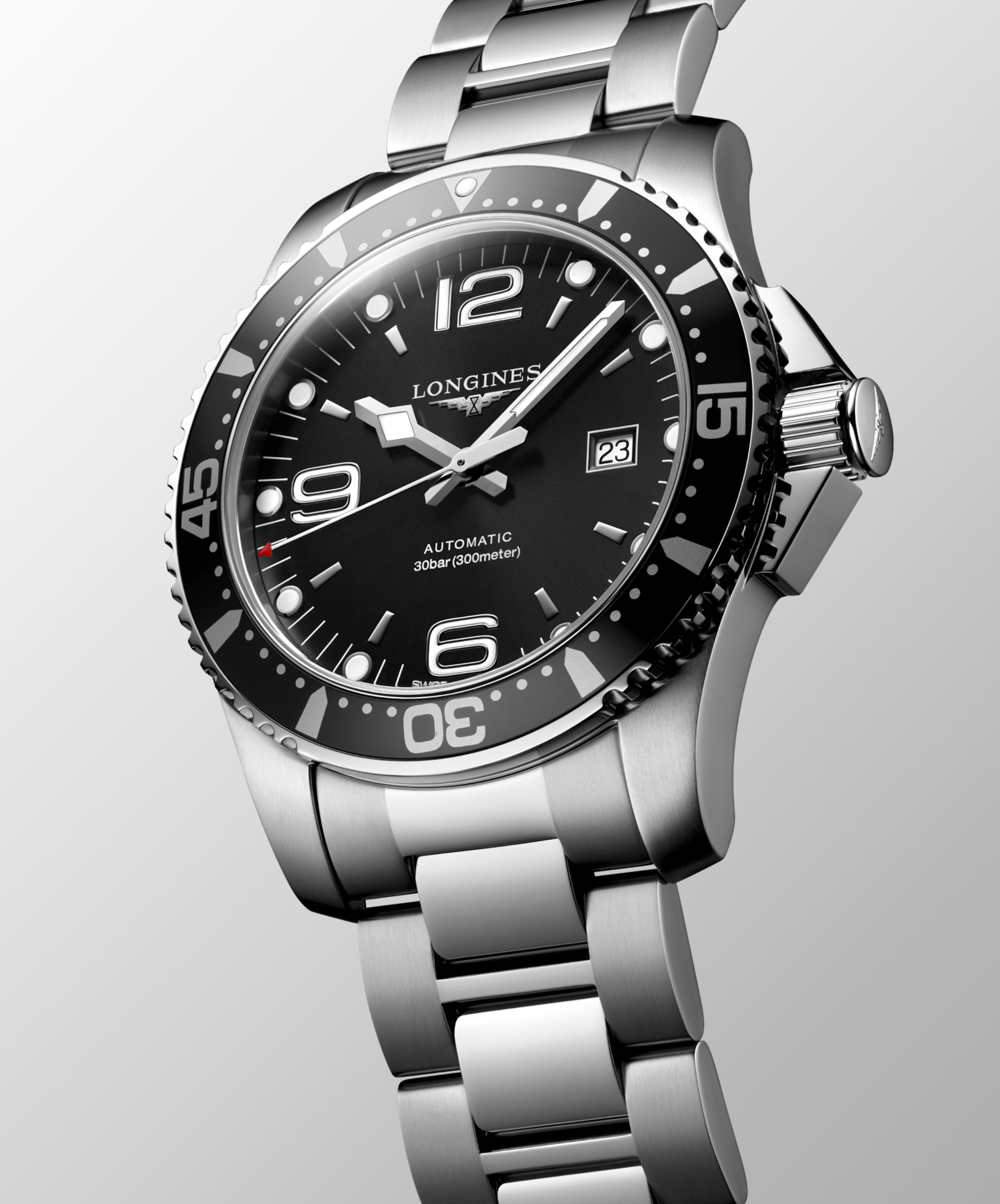 Longines HYDROCONQUEST automatic stainless steel Watch - L3.841.4.56.6