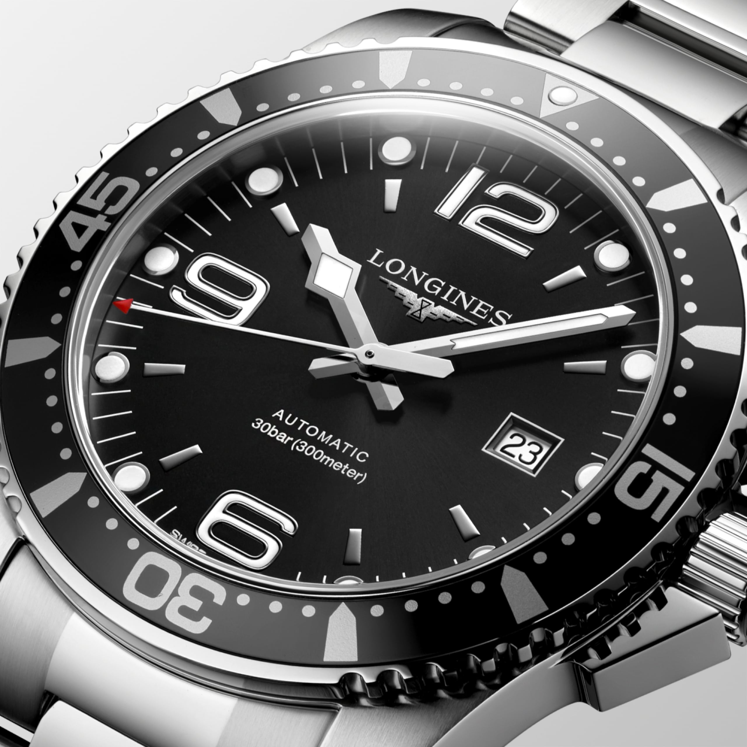 Longines HYDROCONQUEST automatic stainless steel Watch - L3.841.4.56.6