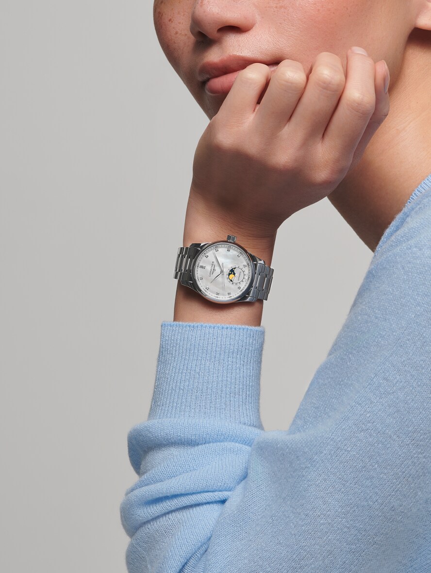 【美品】LONGINES（ロンジン）マスターコレクション ムーンフェイズ ロンジン マスター コレクション ムーンフェイズ：天空と計時の伝統