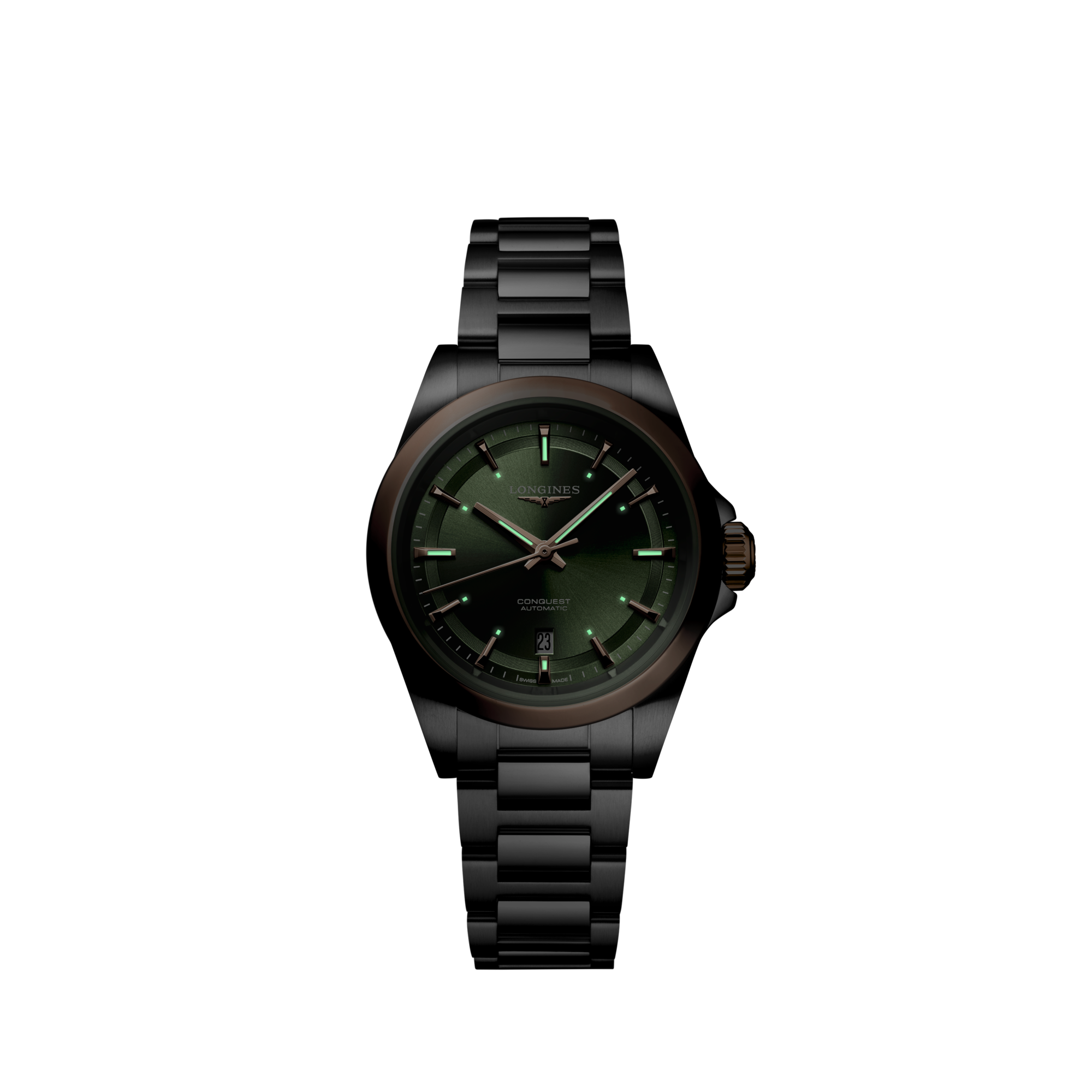 コンクエスト | Ø 30.00 mm, サンレイグリーン | L3.320.5.02.6