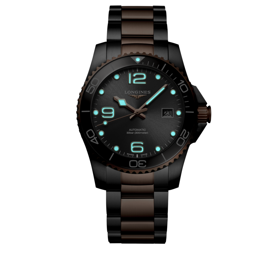 Longines HydroConquest 41mm Cadran Gris Soleillé - L3.781.3.78.7