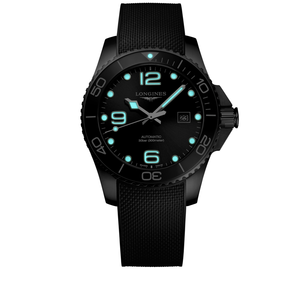 Longines HydroConquest 43mm Cadran Noir Soleillé - L3.782.4.56.9