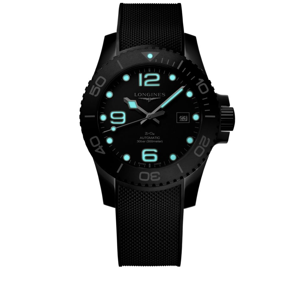 Longines HydroConquest 43mm Céramique Noire - L3.784.4.56.9