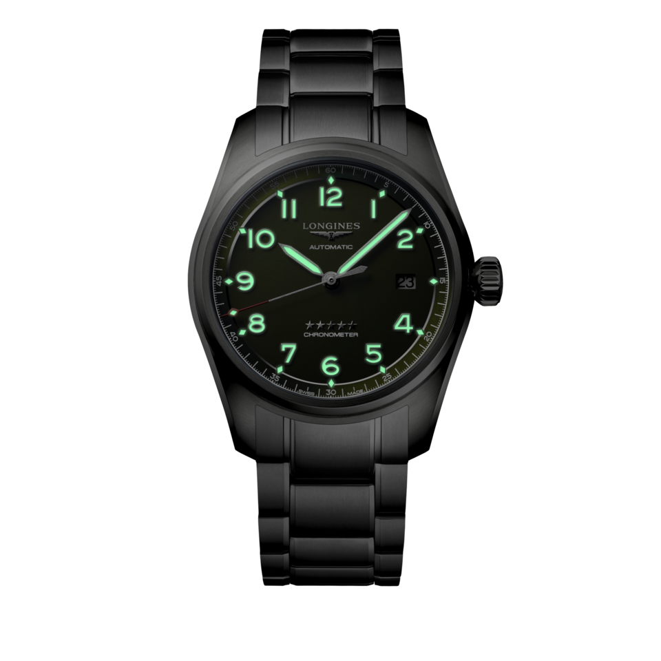Longines Spirit 40mm Cadran Vert Mat - L3.810.4.03.6